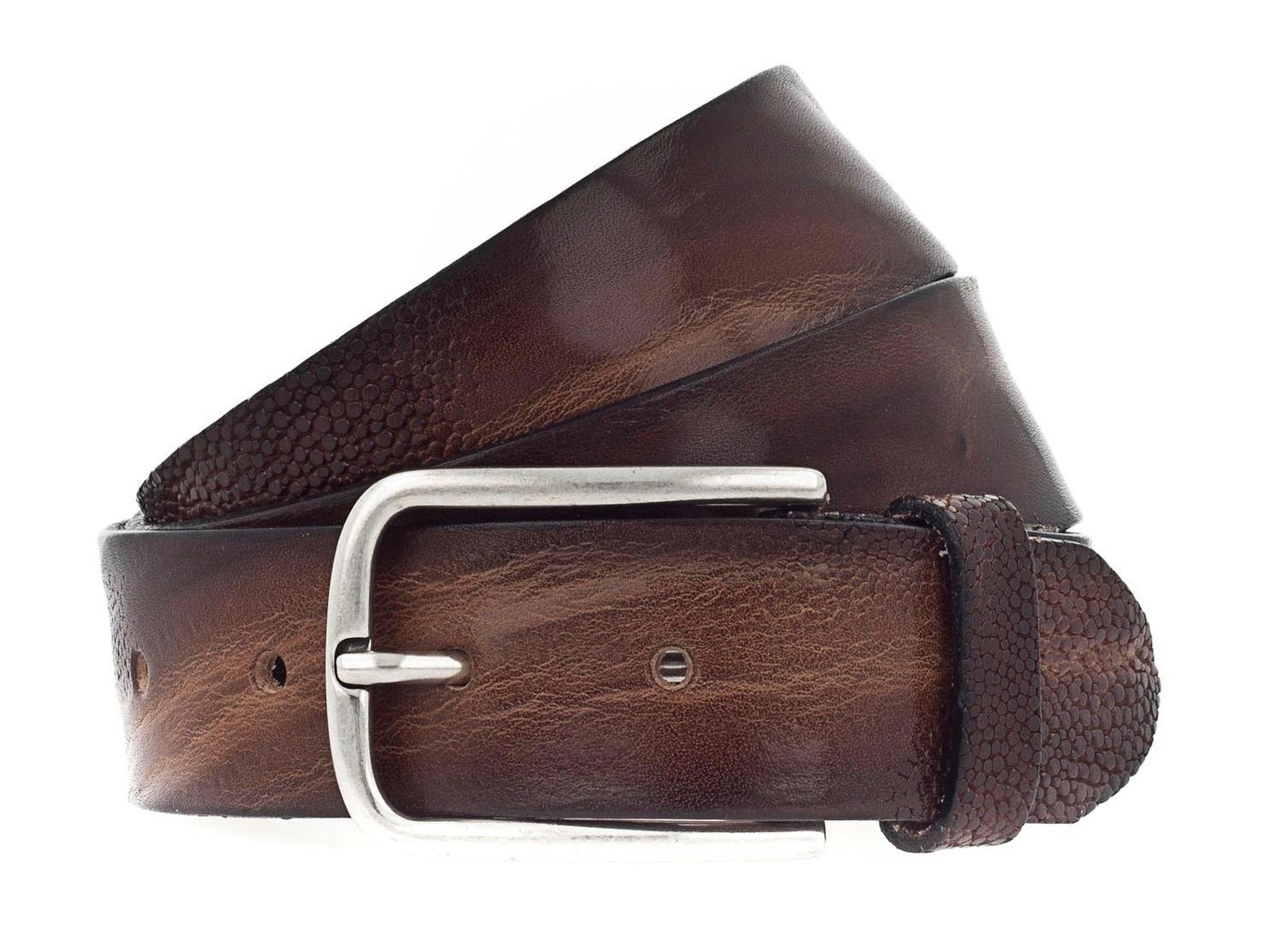 Ledergürtel 35mm Full Leather Belt