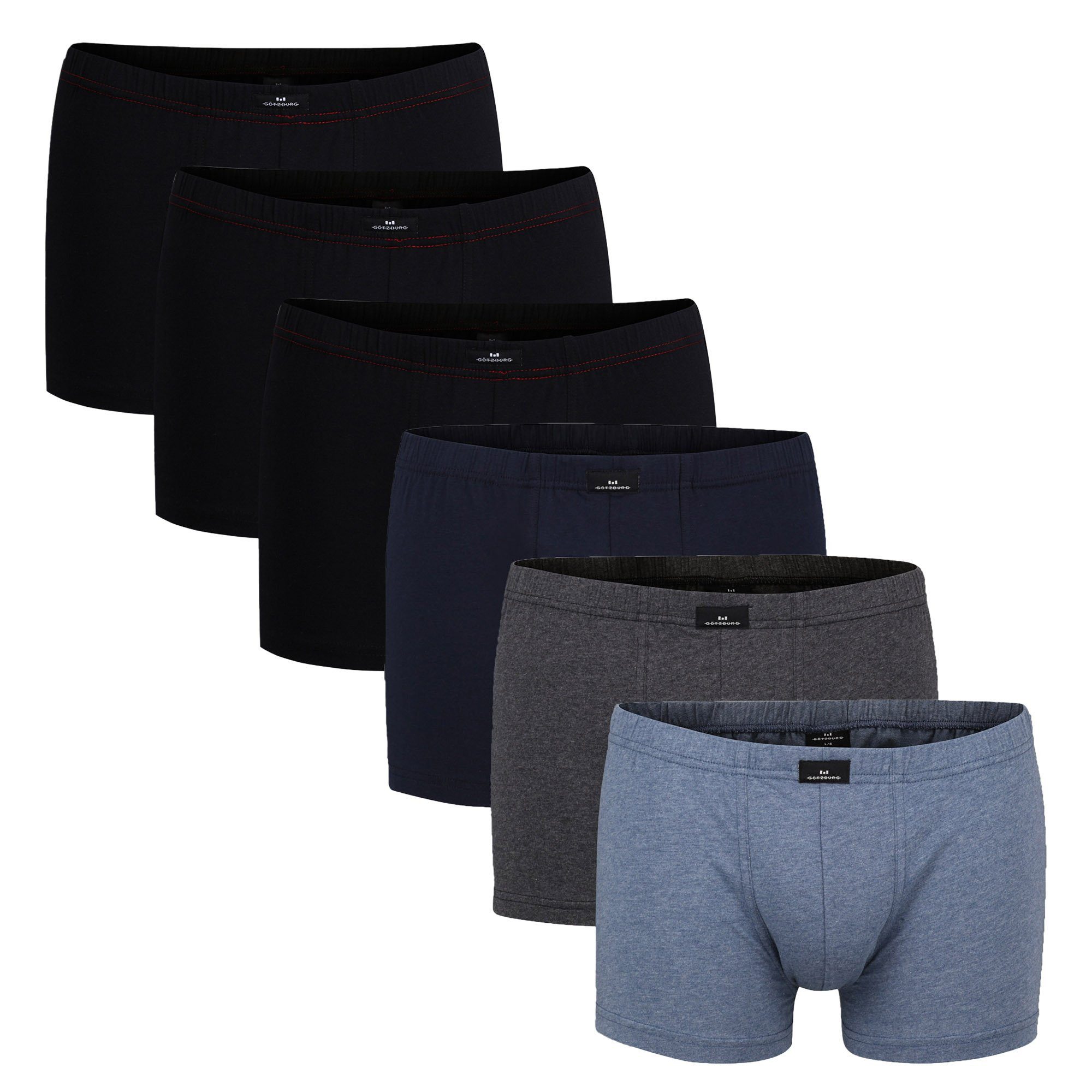 Boxer Herren Boxershort 6er Pack Baumwolle