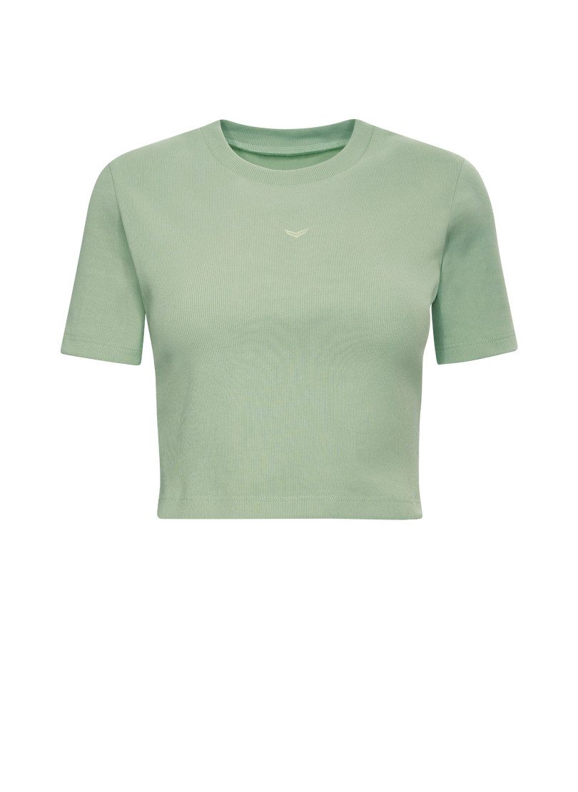 Trigema T-Shirt "TRIGEMA Modisches Crop-Top", (1 tlg.) günstig online kaufen