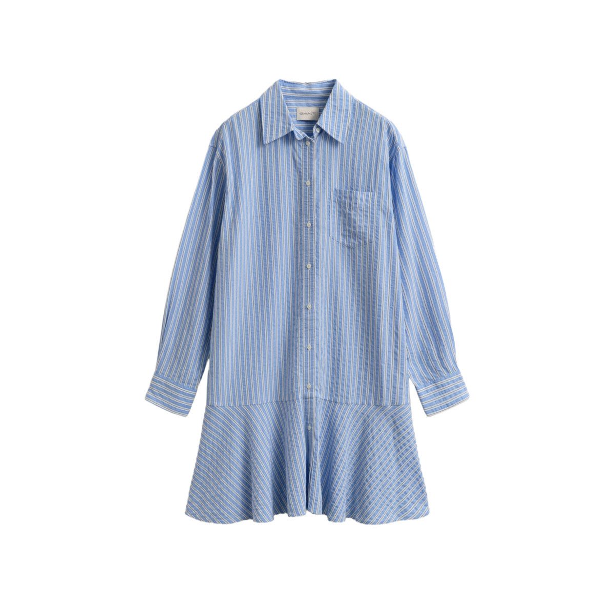 Gant Shirtkleid 4503491 Damen Hemdblusenkleid gestreift aus Lyocell, leicht & atmungsaktiv