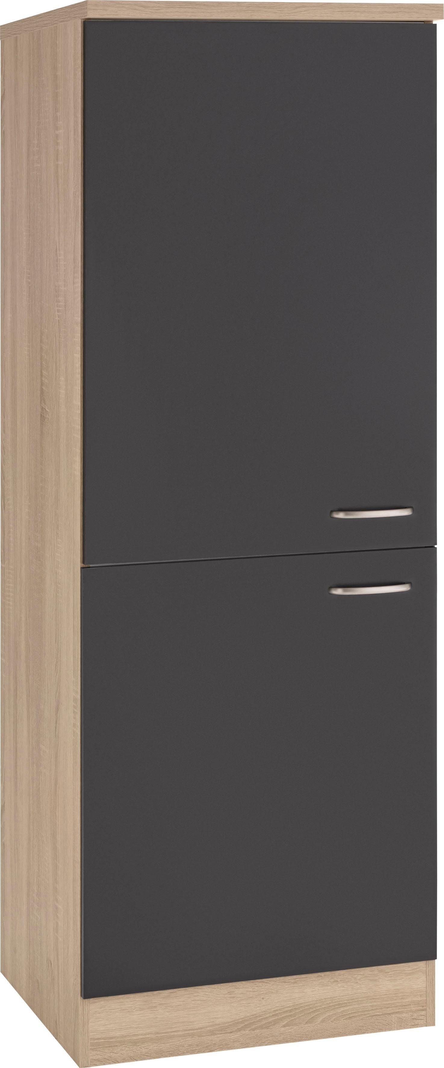 eichefarben Parare | Seitenschrank OPTIFIT 60 anthrazit/eichefarben Breite cm