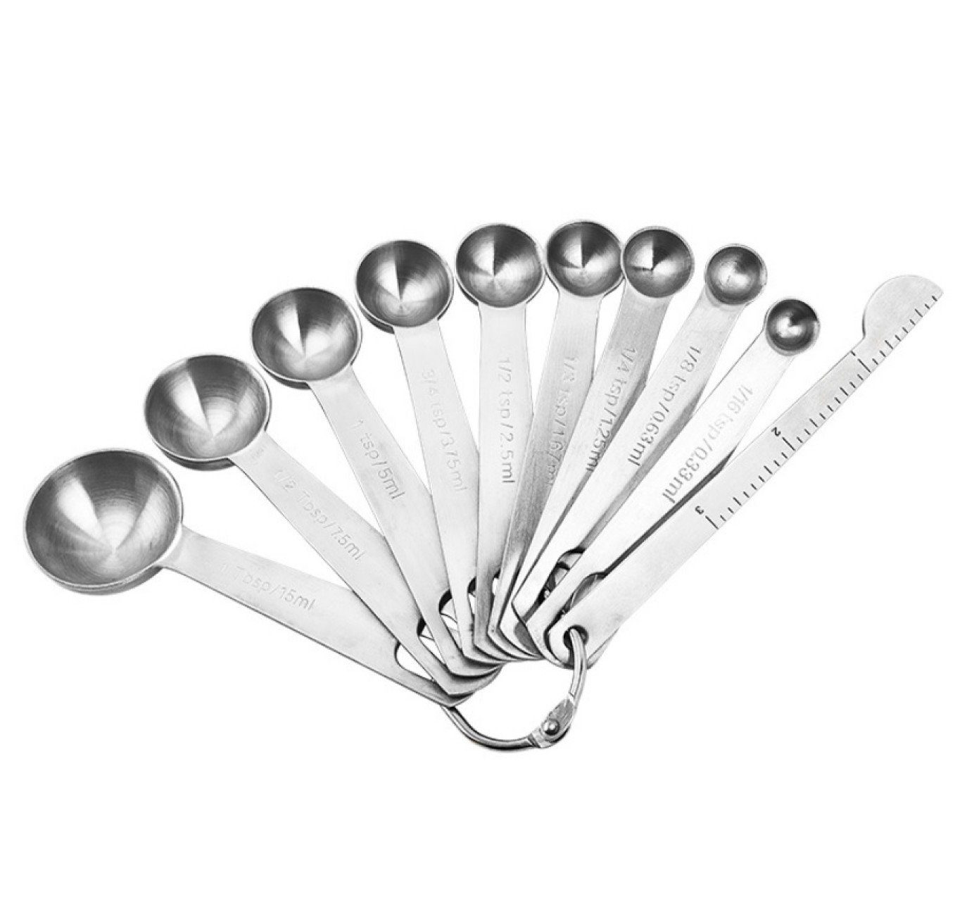 KGDUYC 6pcs Messlöffel Gramm - Teilige Edelstahl M Produktbild-Vorschau 8