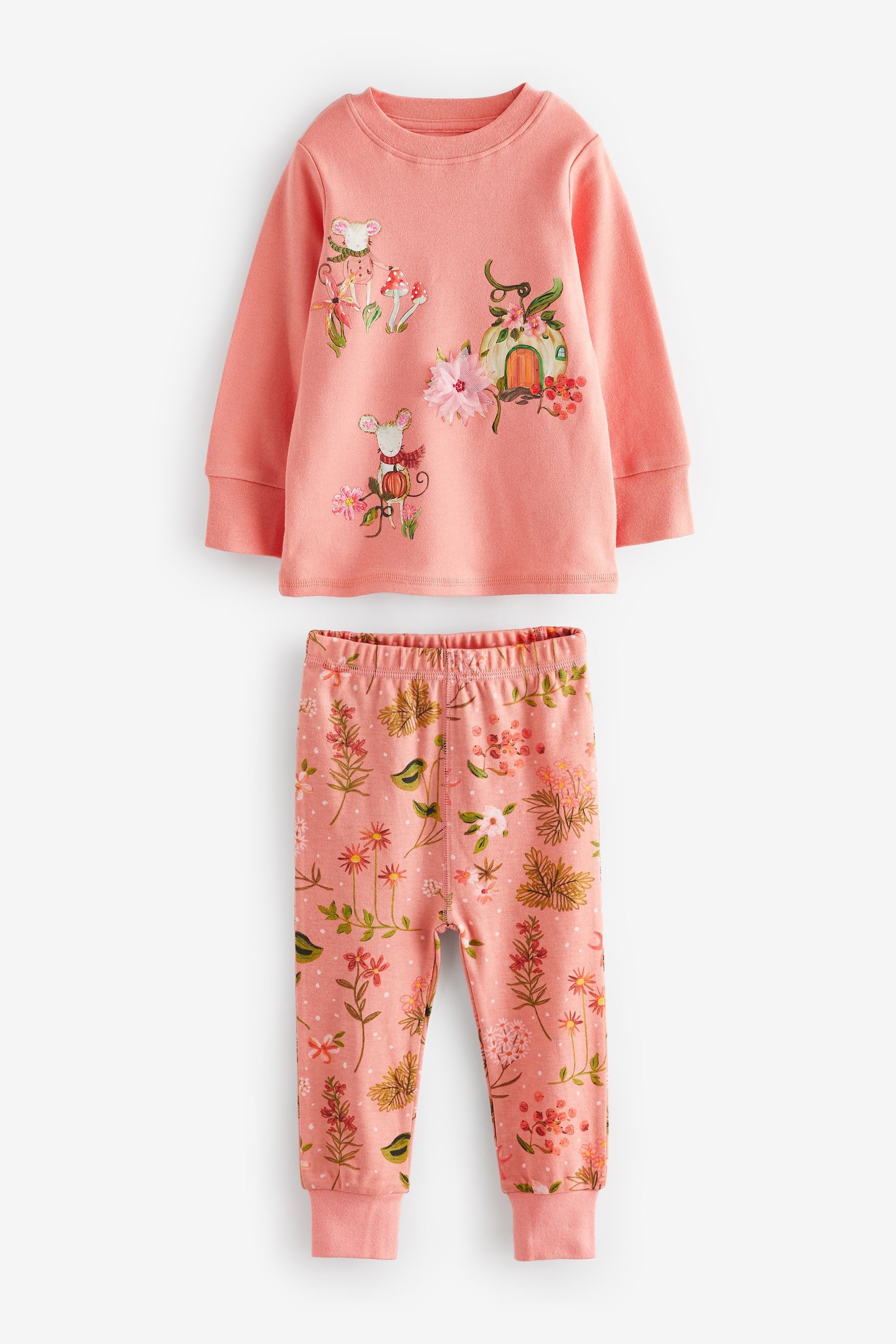 Next Pyjama Ballerina-Schlafanzug aus Baumwolle, 3er-Pack (6 tlg)