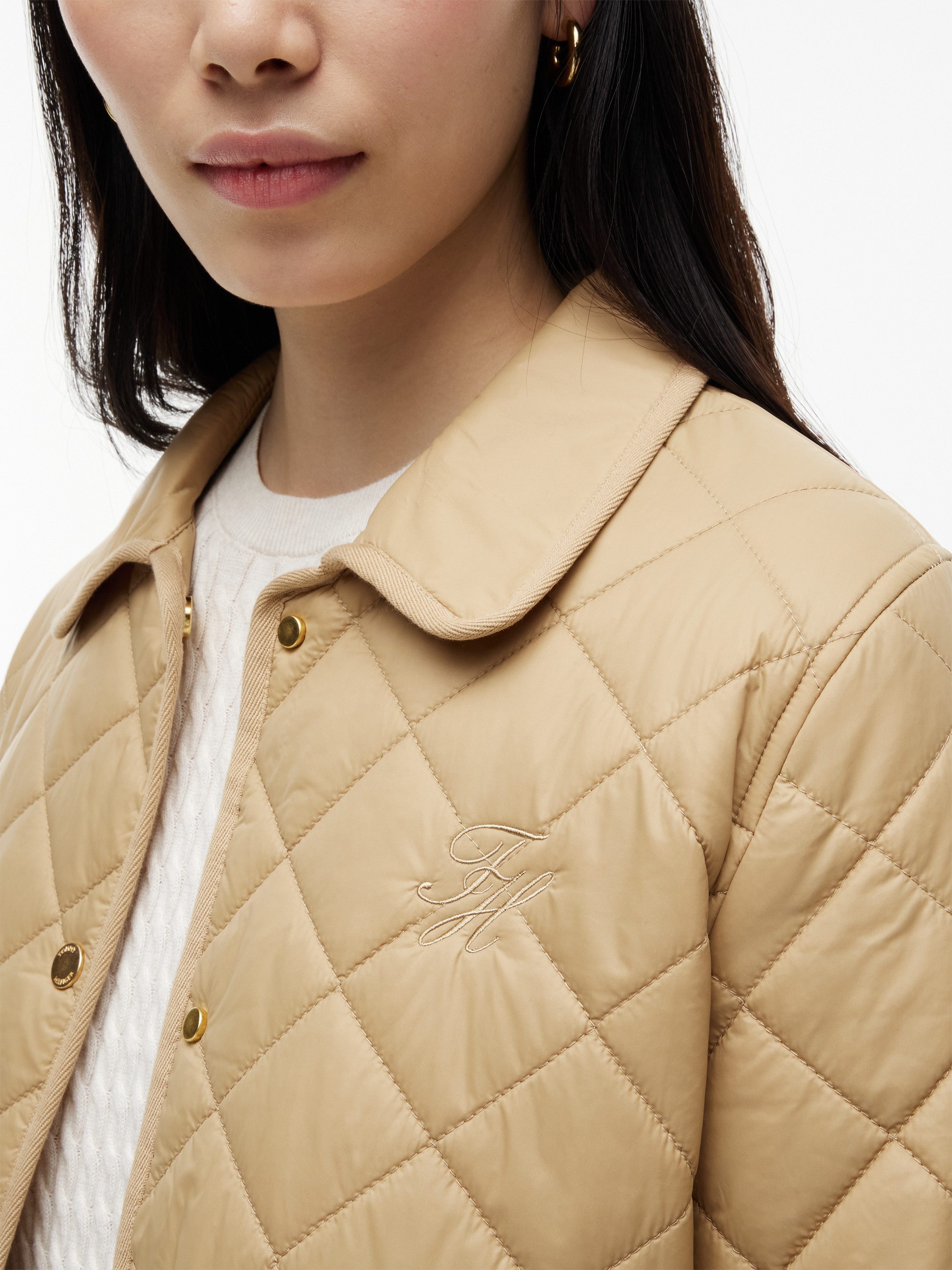 Tommy Hilfiger Steppjacke LW PADDED SLIM QUILTED JACKET Steppware, slim fit