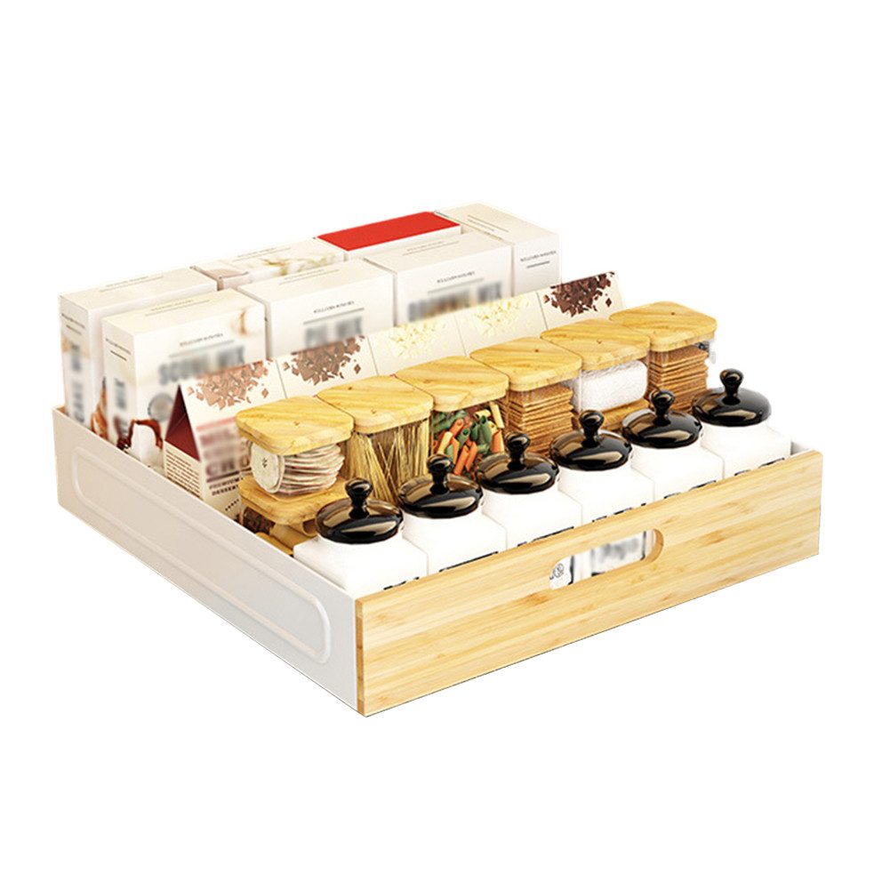GarveeMore Küchenorganizer-Set Schrank Ausziehbare Schublade Carbon günstig online kaufen