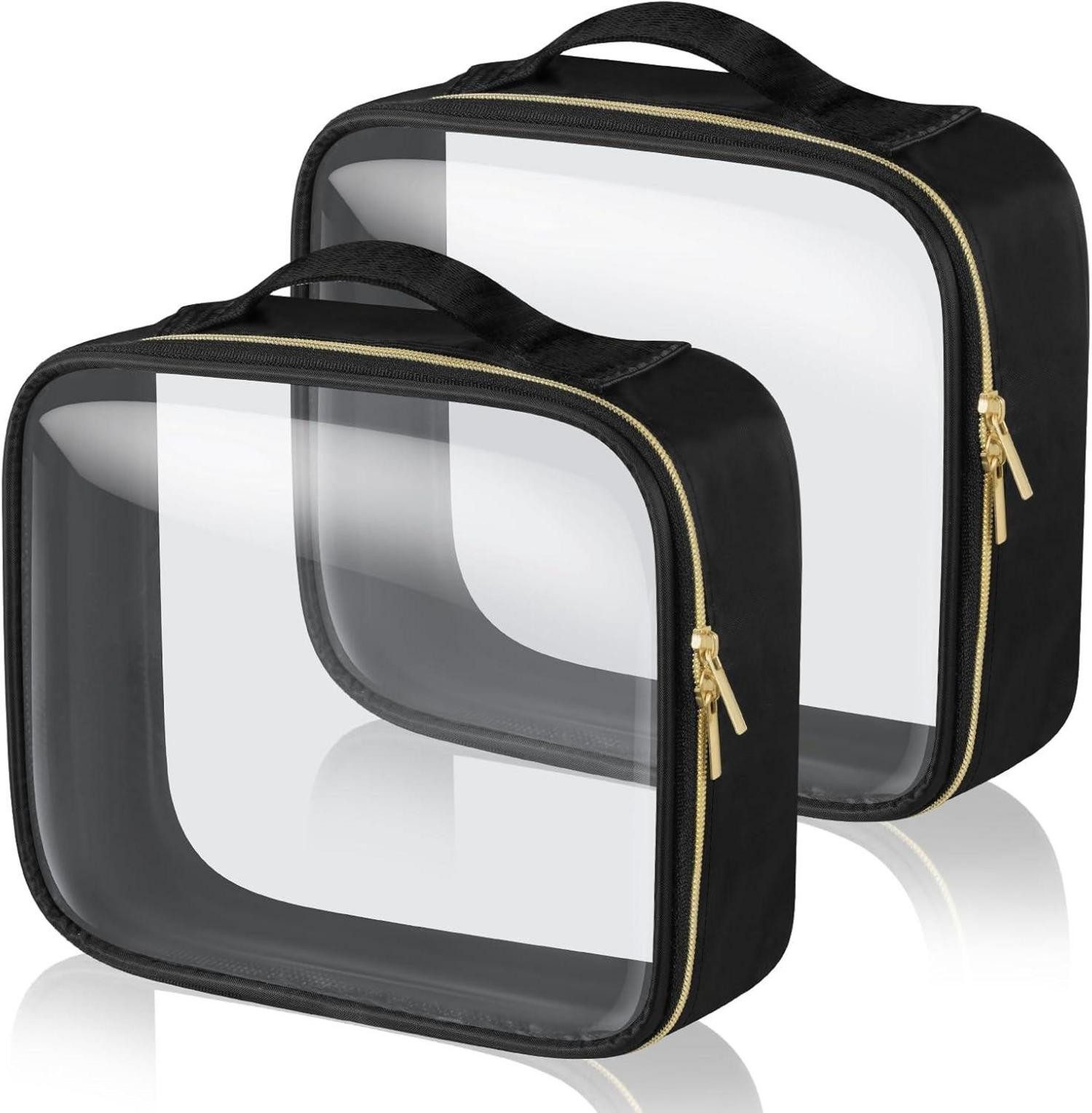 LuxusKollektion Kulturbeutel Kulturtasche Transparent Kosmetiktasche PVC günstig online kaufen