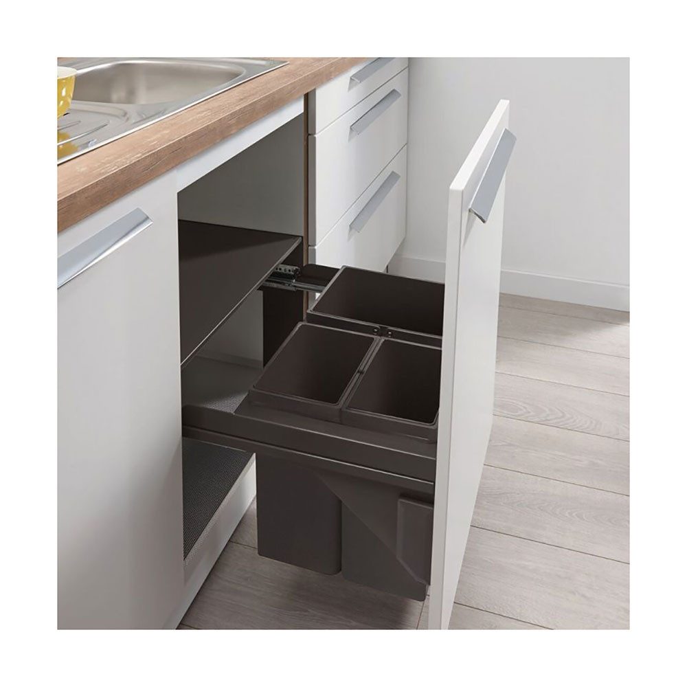 WESCO Mülleimer Abfallsammler Pullboy Soft Comfort 360 K/600-3, anthrazit