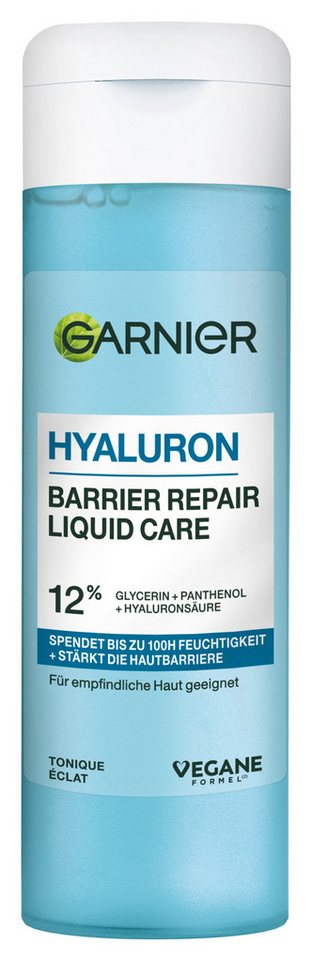 GARNIER Toner HYALURON BARRIER REPAIR LIQUID CARE, für die tägliche Hautpflegeroutine, flüssige Textur