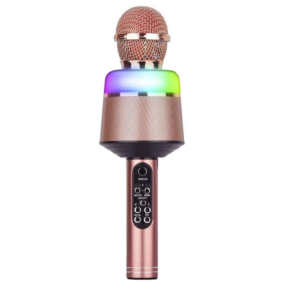 Ty® Spielzeug-Musikinstrument Karaoke - Mikrofon mit Licht - rosegold/bronze