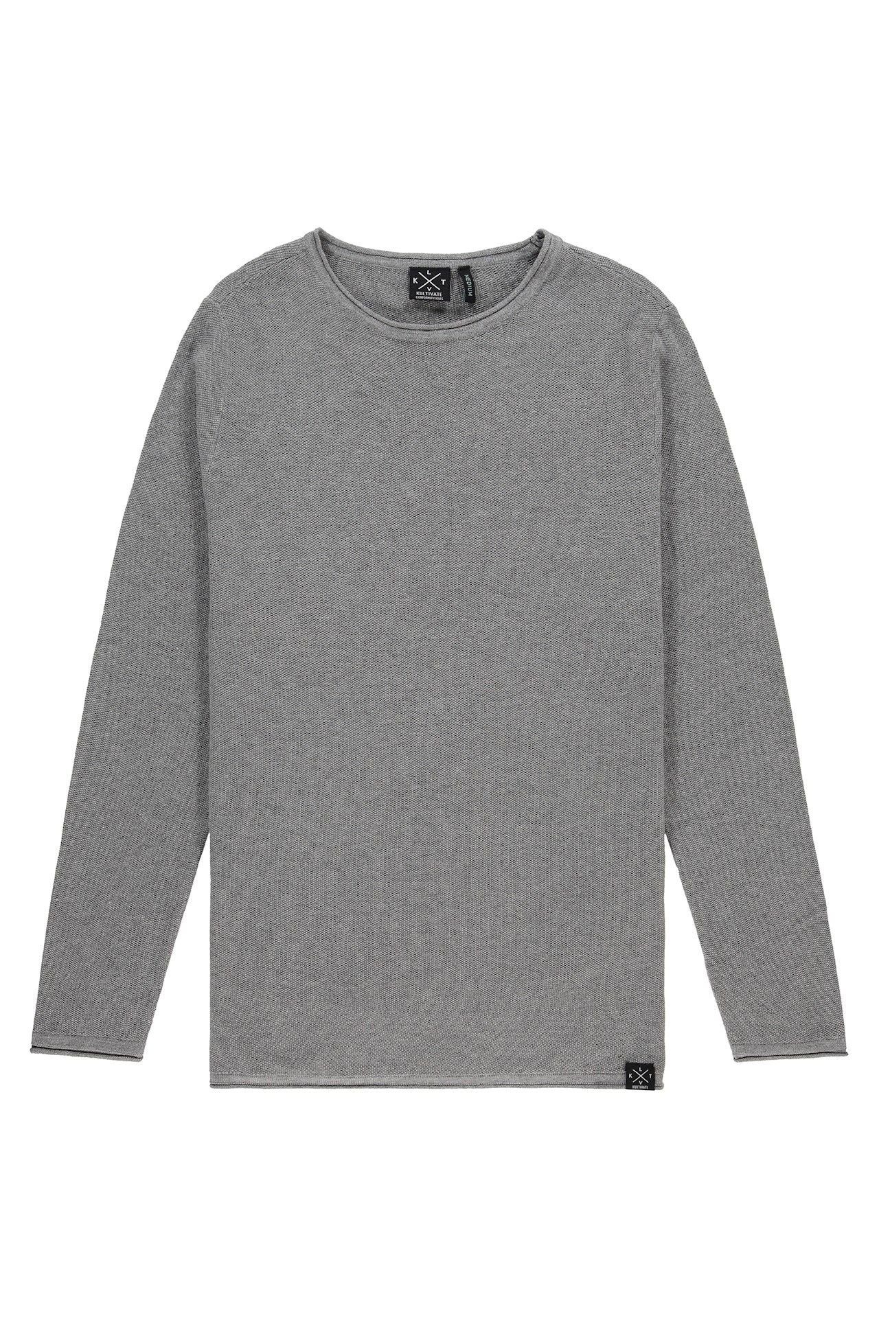 - grey KULTIVATE Langarmshirt light 153 melange