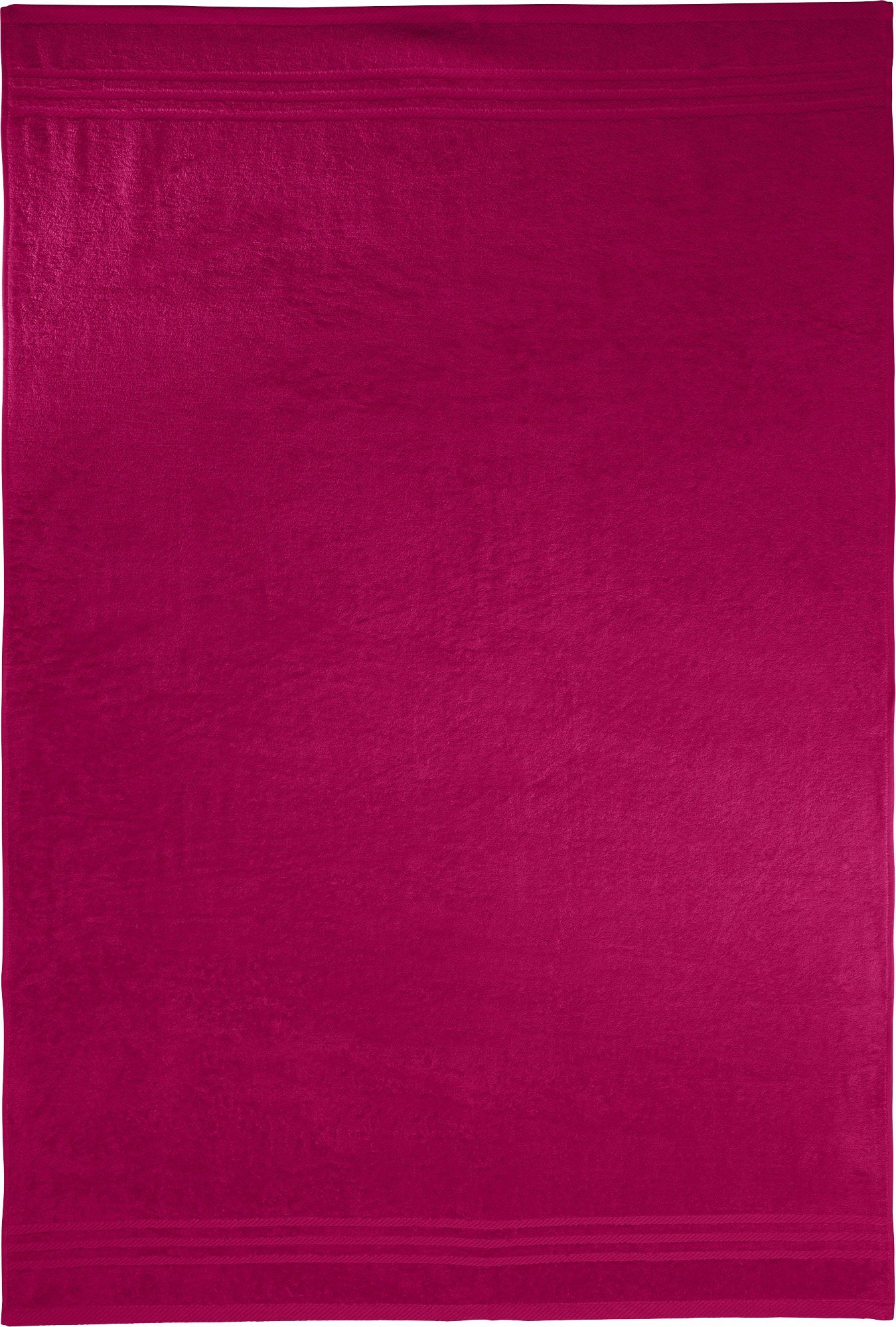 REDBEST Badetuch Badetuch, Frottier (1-St), Walk-Frottier Uni fuchsia