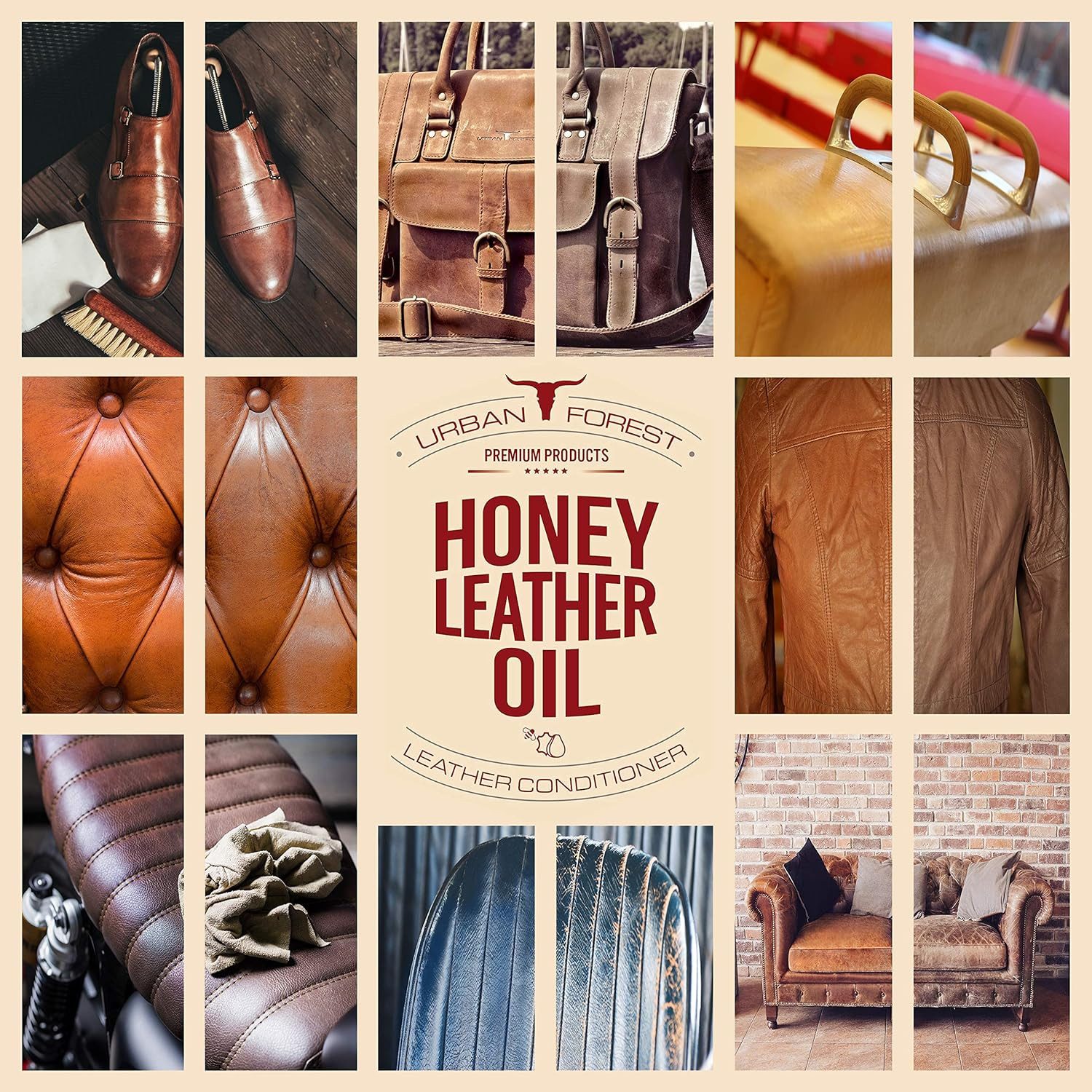 URBAN FOREST Lederpflege Honeybee Leather Care Lederpflege (200 St), 500ml