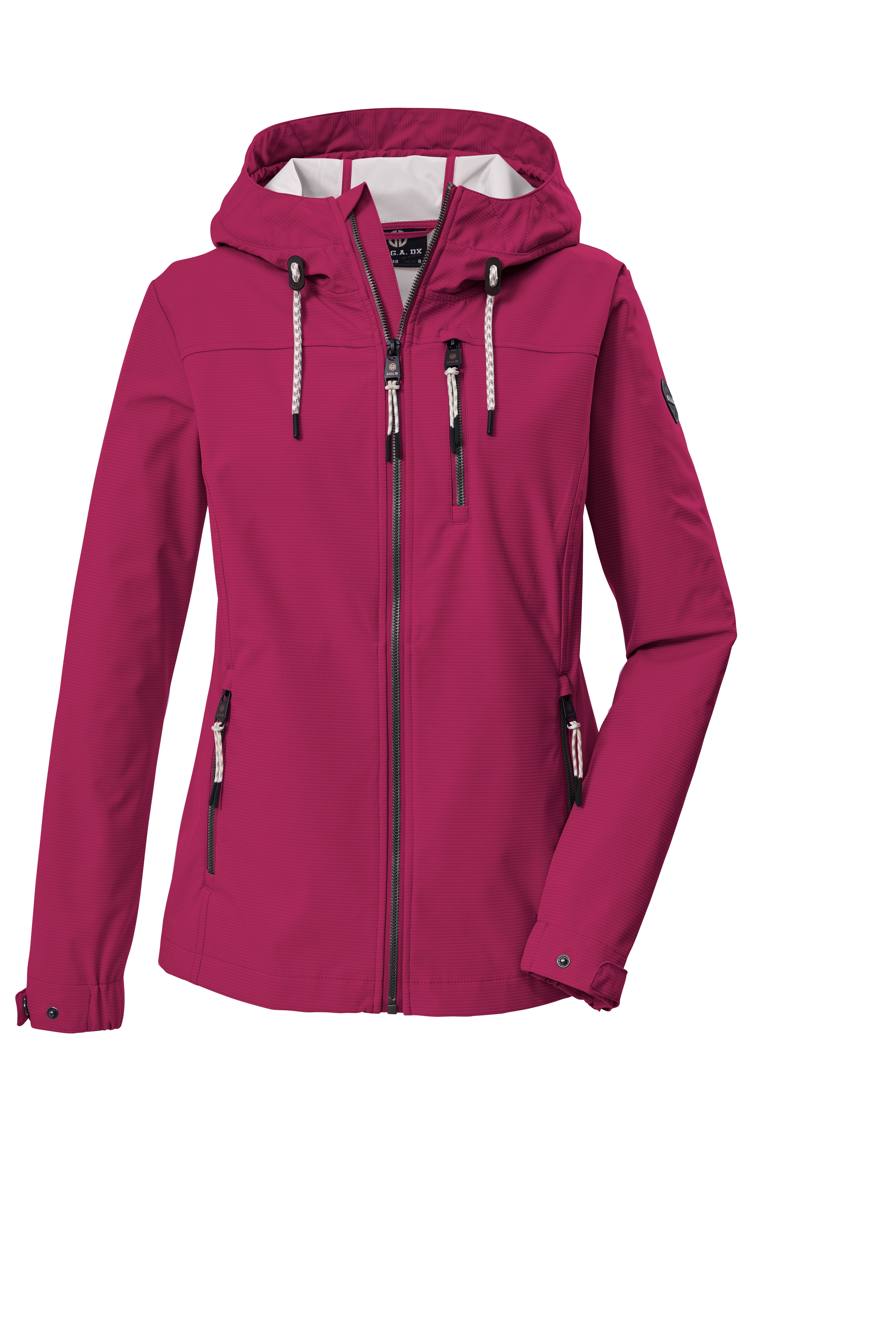 G.I.G.A. DX by killtec Softshelljacke GS 111 WMN SFTSHLL JCKT mit regulierbarer Kapuze, atmungsaktiv, wasserabweisend, winddicht – Bild 4 von 5
