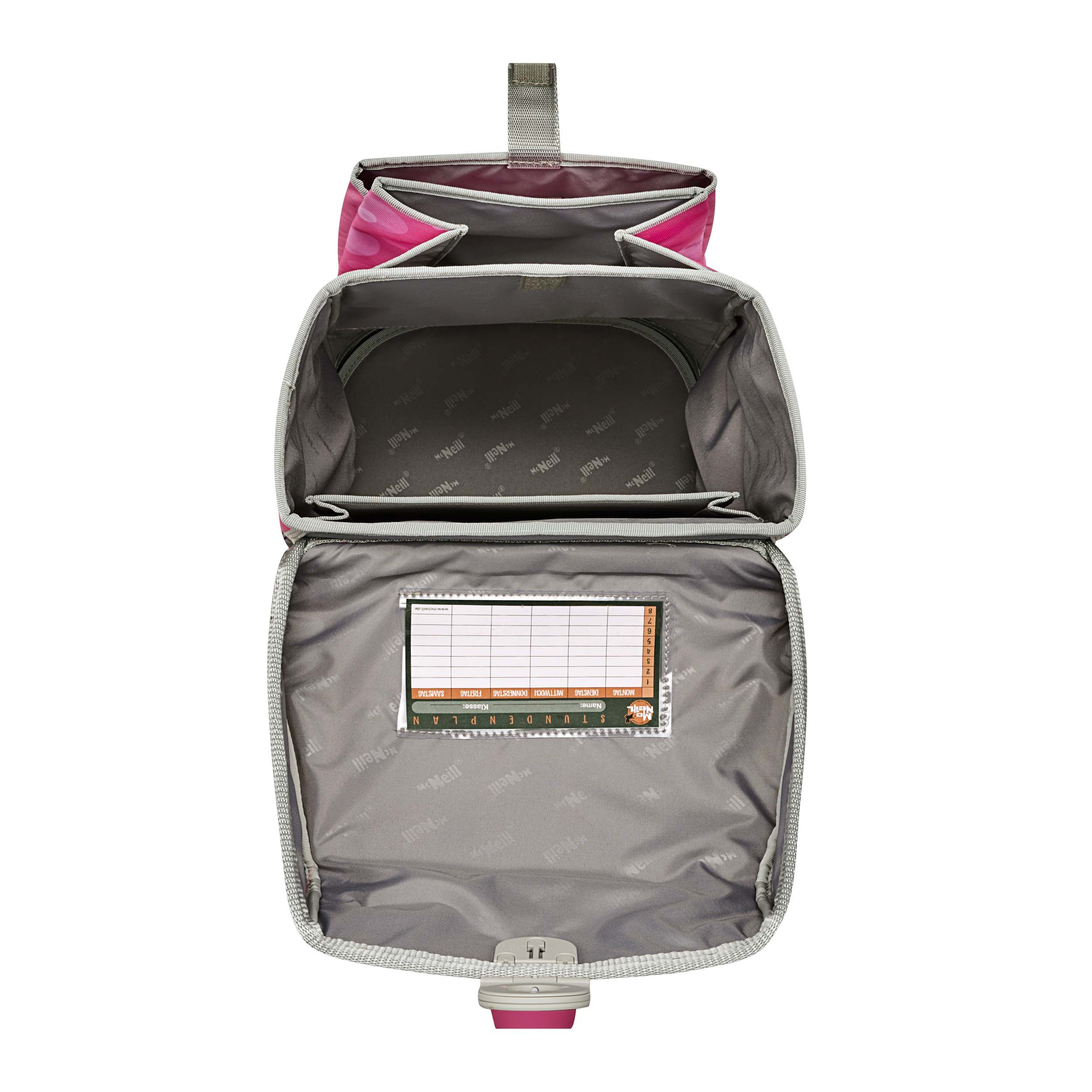 McNeill Schulranzen McOcean GIRLY Ballerina Schultasche 1. bis 4. Klasse (Set, 5-tlg., inkl. Federmäppchen, Turnbeutel, Schlamper und Motivmagnet), inkl. McAddy Ballett Ballerina