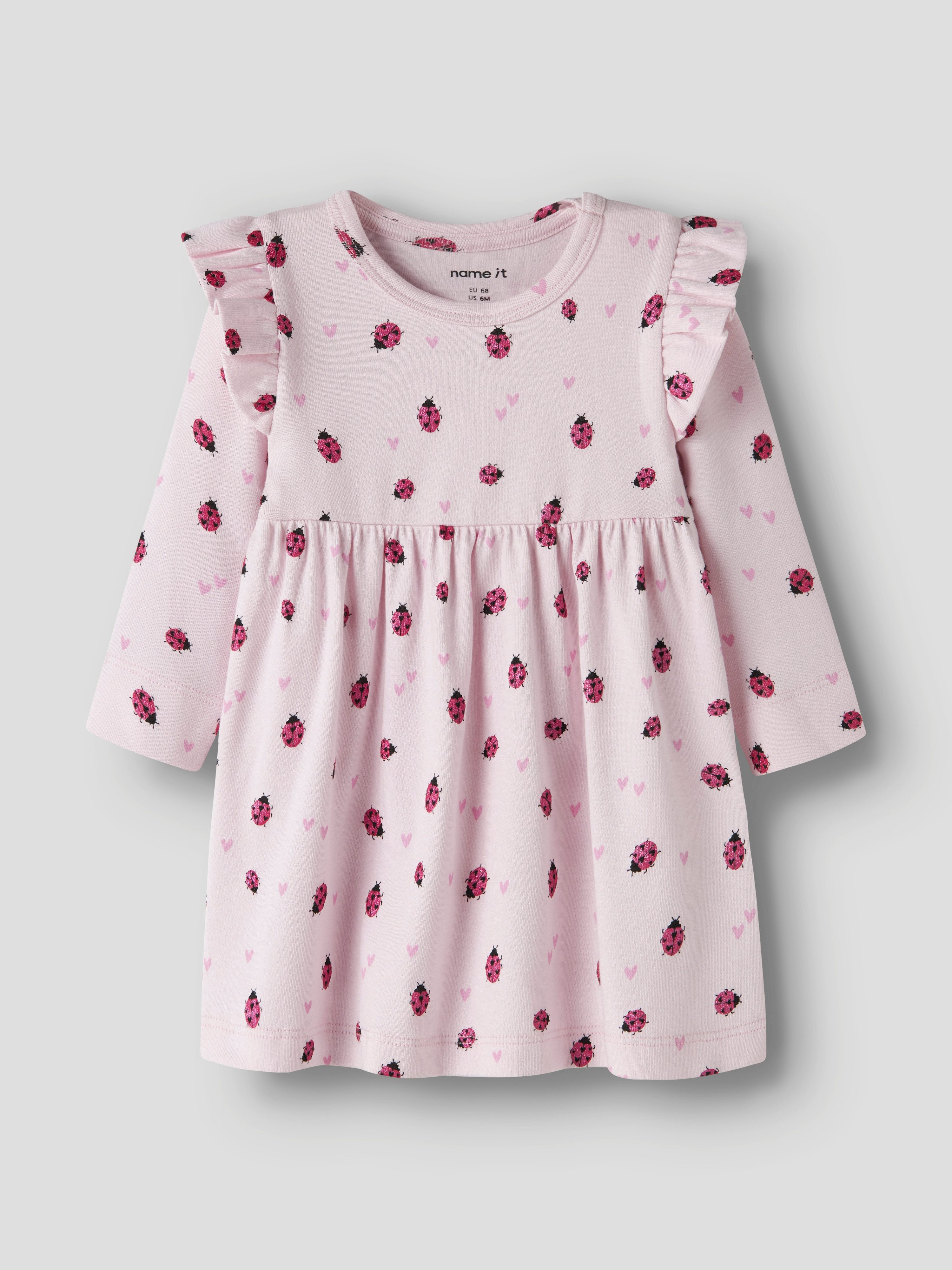 Name It Jerseykleid NBFHALINE LS DRESS Baumwollmischung, regular fit