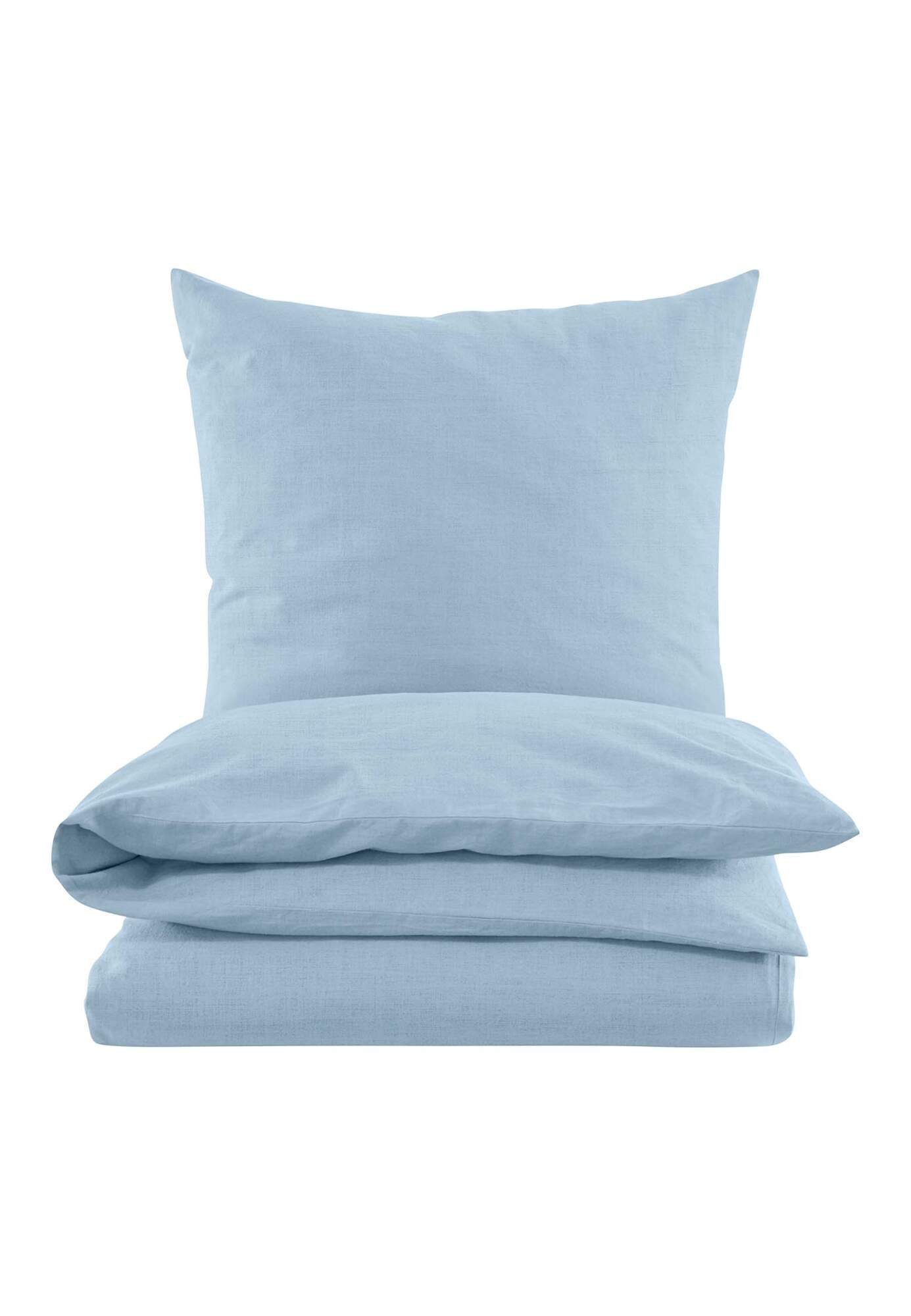 Hessnatur Bettwäsche aus Bio-Baumwolle mit Leinen, Web, 2 teilig