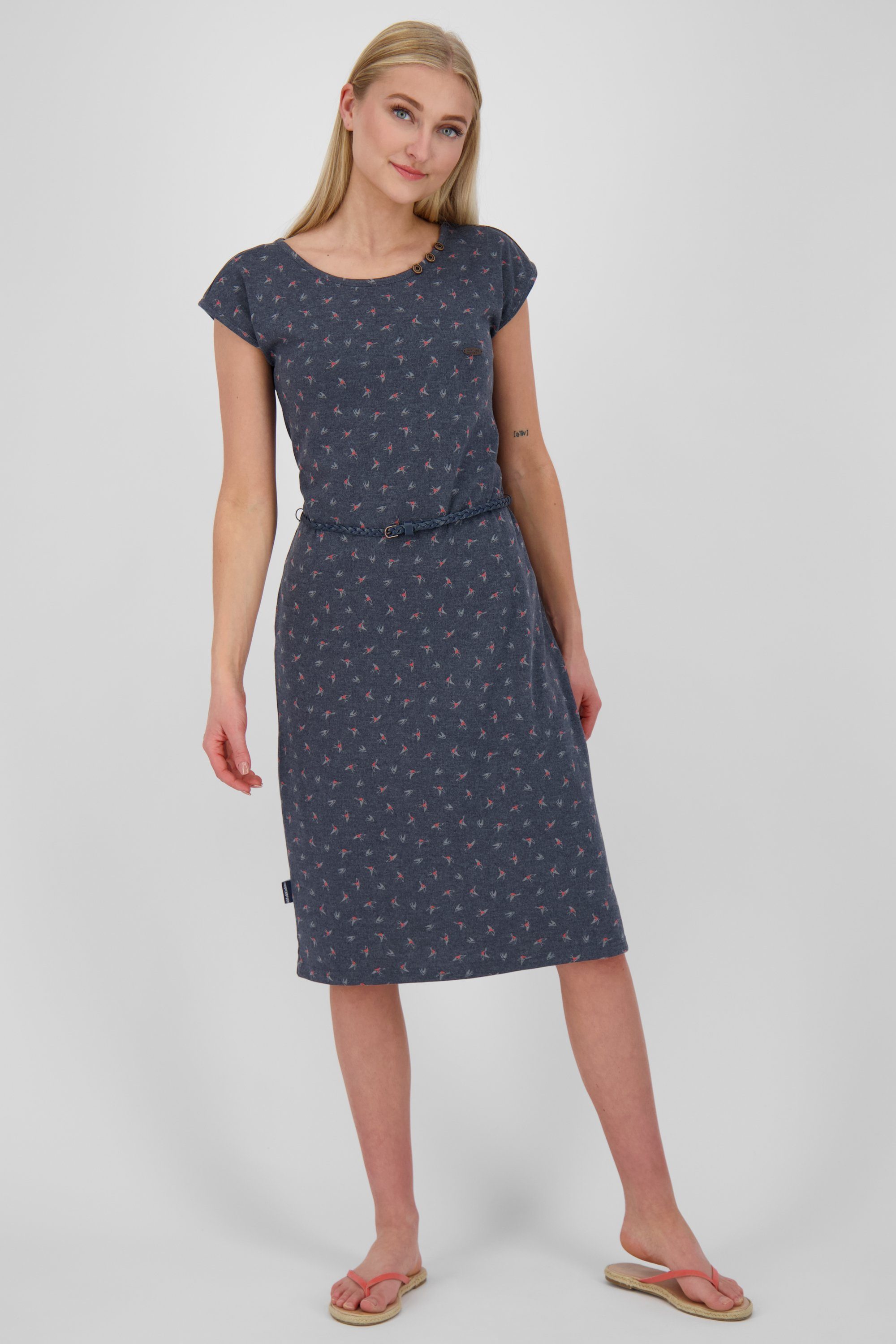 Alife & Kickin Sommerkleid, Dress marine MelliAK Kleid Jerseykleid Damen