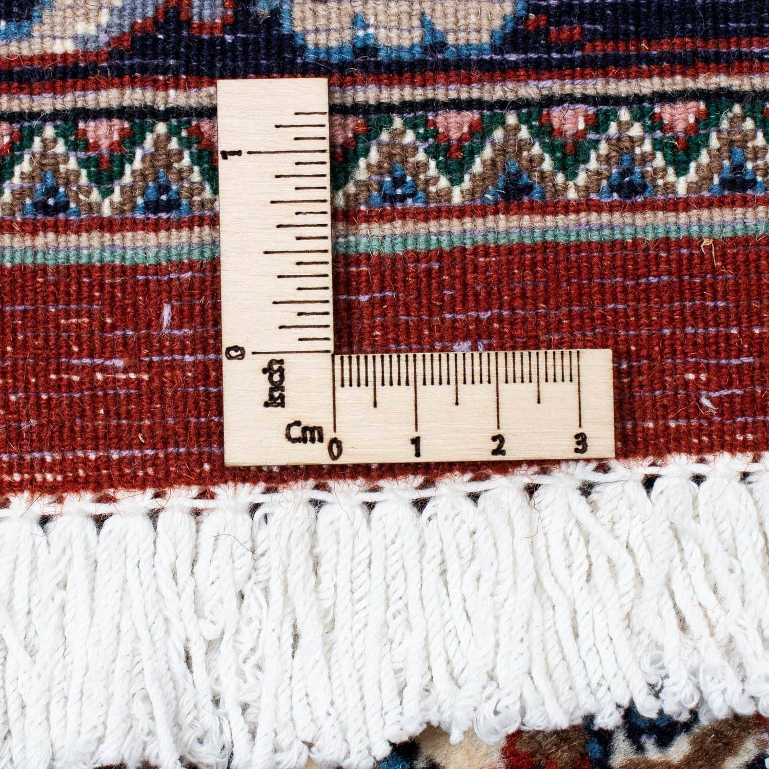 Wollteppich Abadeh Medaillon 122 x Handgeknüpft 73 Höhe: rechteckig, mm, morgenland, 10 cm