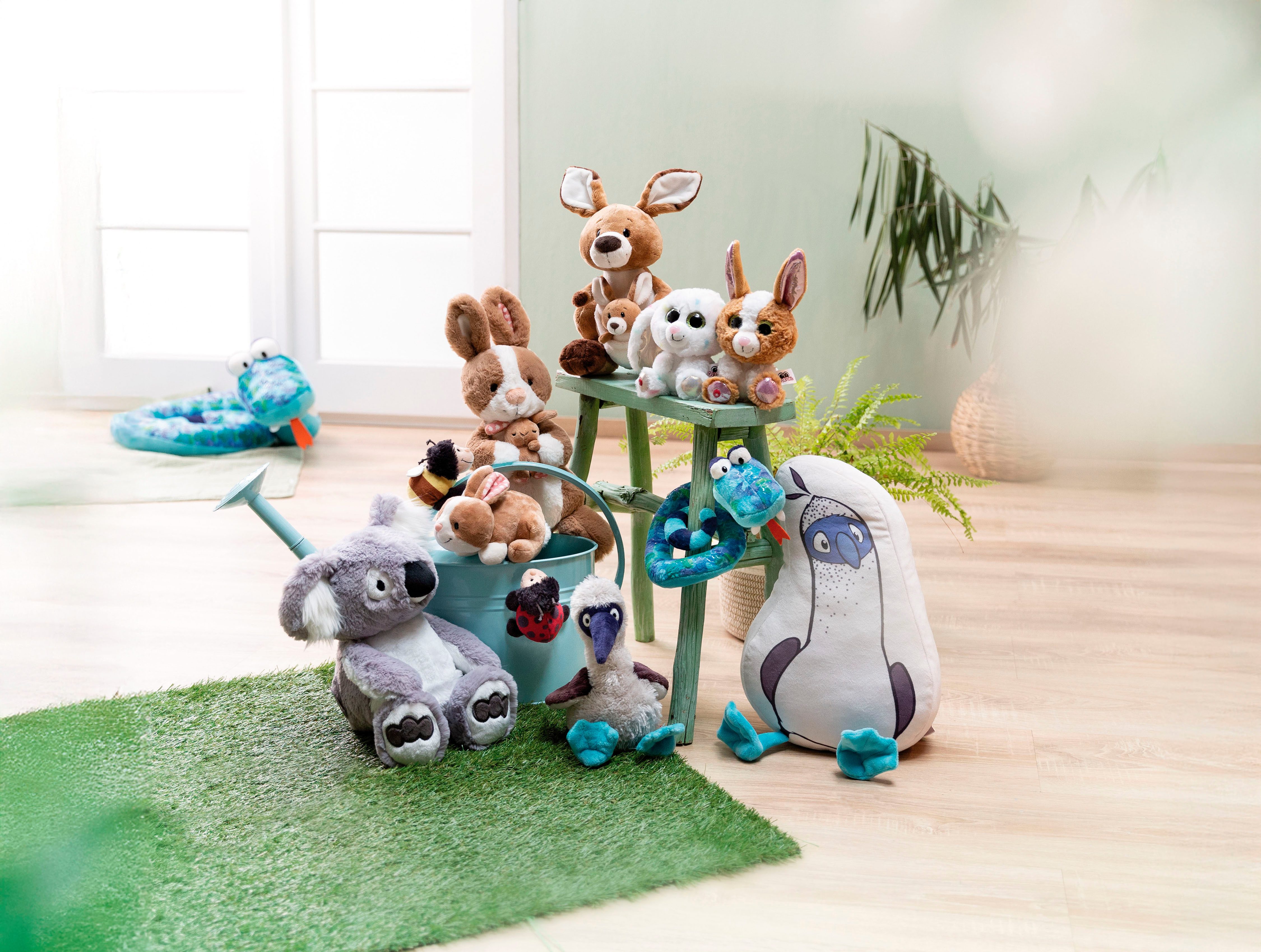 Nici Kuscheltier Wild Friends GREEN, Schlange ZsaZsa 25 cm
