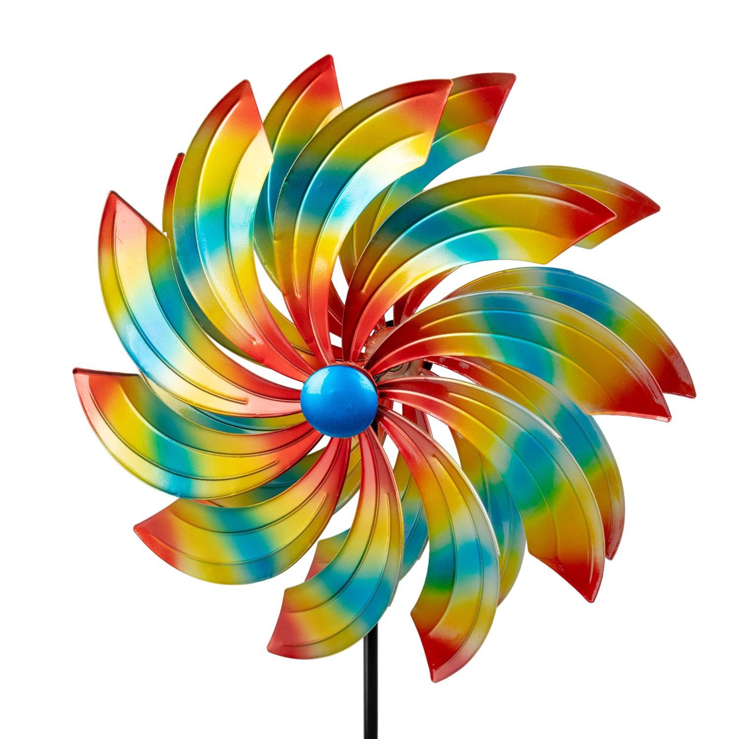 formano Deko-Windrad Sommerzeit, mit Kugellager, Mehrfarbig, Blume, H: 120cm