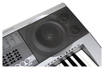 McGrey Home Keyboard PK-6110USB Pro-Keyboard 61 Tasten SET, (Schüler-Set, 2 tlg., inkl. Keyboardshule), integrierter USB/MP3-Player und Intelligent Guide-Funktion