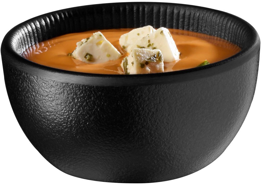 APS Schale Schüssel "NERO", Ø 7 cm, Höhe ca. 3,5 cm, 70 ml, Melamin, (1-tlg), aus Melamin