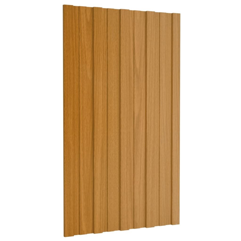 vidaXL Deckenplatten Dachpaneele 12 Stk. Verzinkter günstig online kaufen