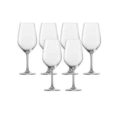 SCHOTT-ZWIESEL Rotweinglas »Wasser, Rotweinglas 6er-Set Vina«, Kristallglas