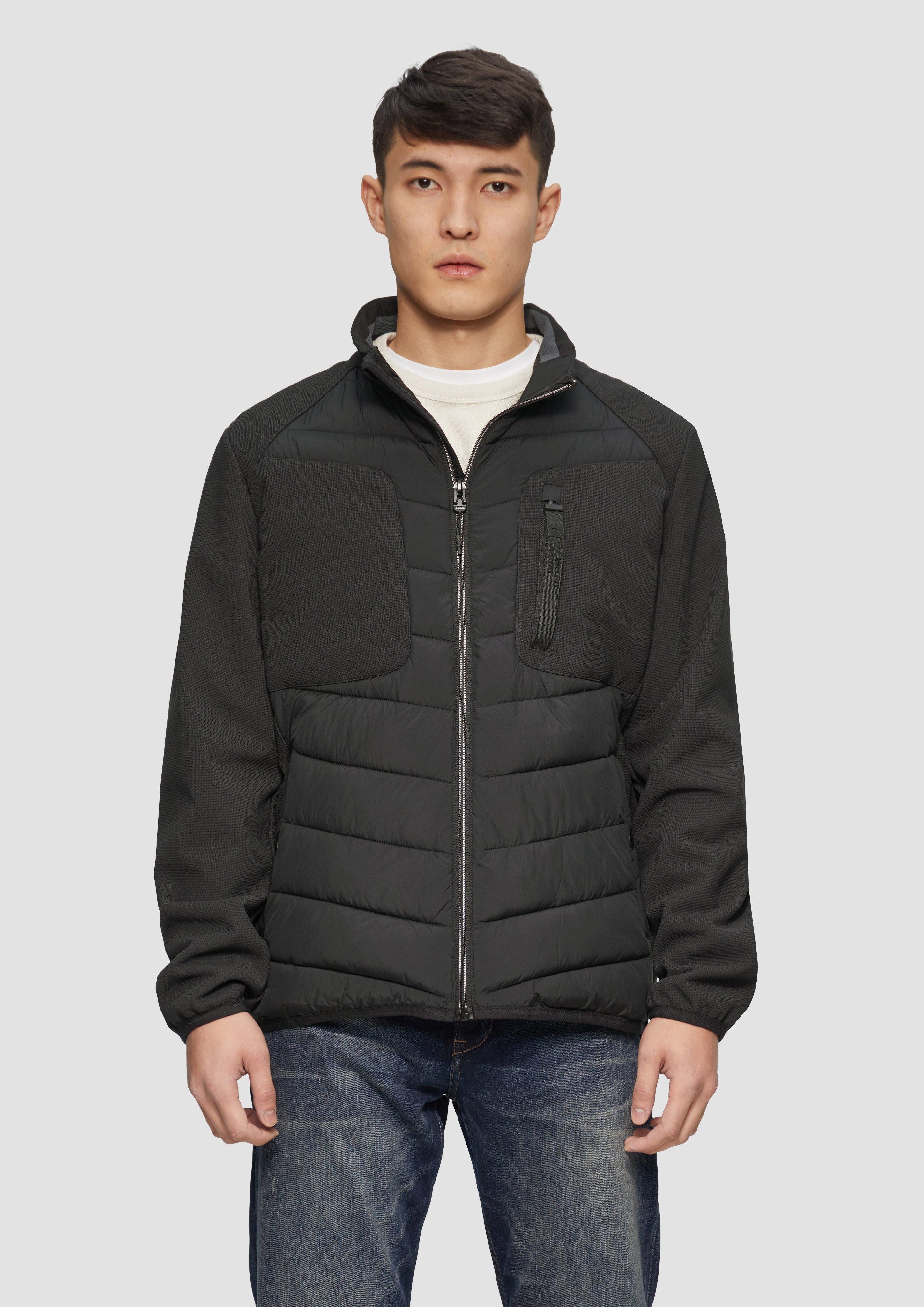 s.Oliver Allwetterjacke Materialmix-Jacke mit sportiven Kontrastdetails günstig online kaufen
