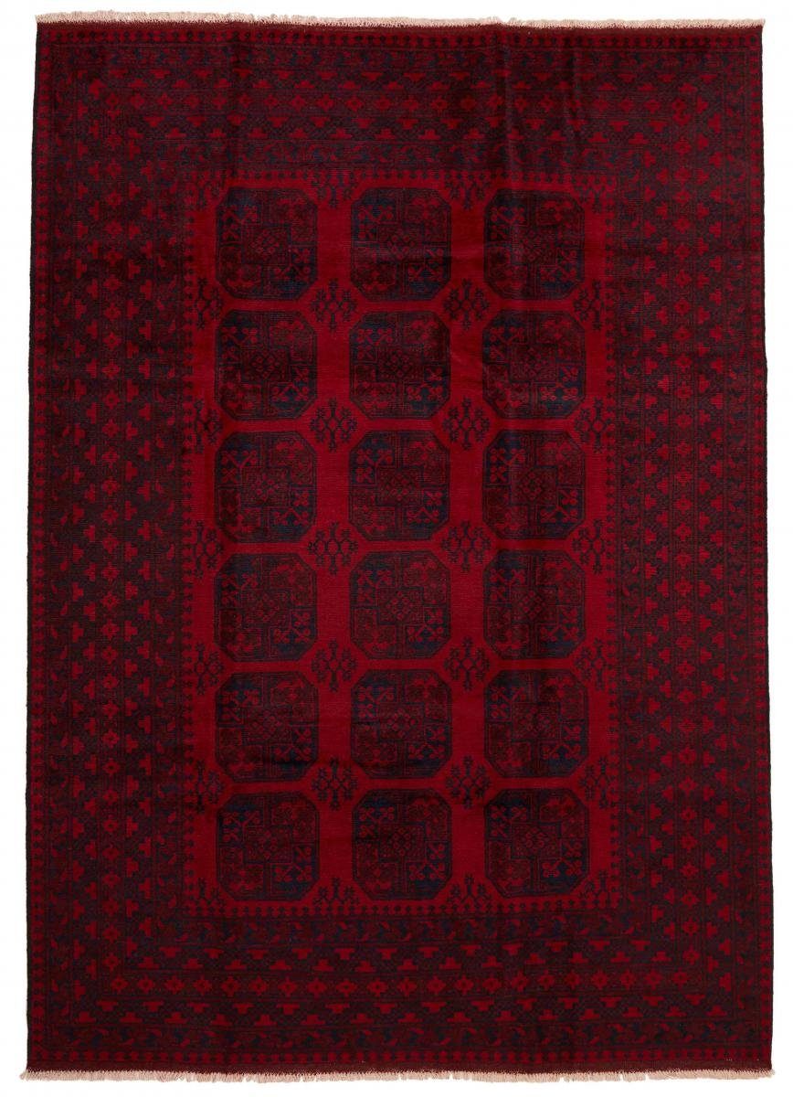 Orientteppich Afghan Akhche 208x290 Handgeknüpfter Orientteppich, Nain Trading, rechteckig, Höhe: 6 mm