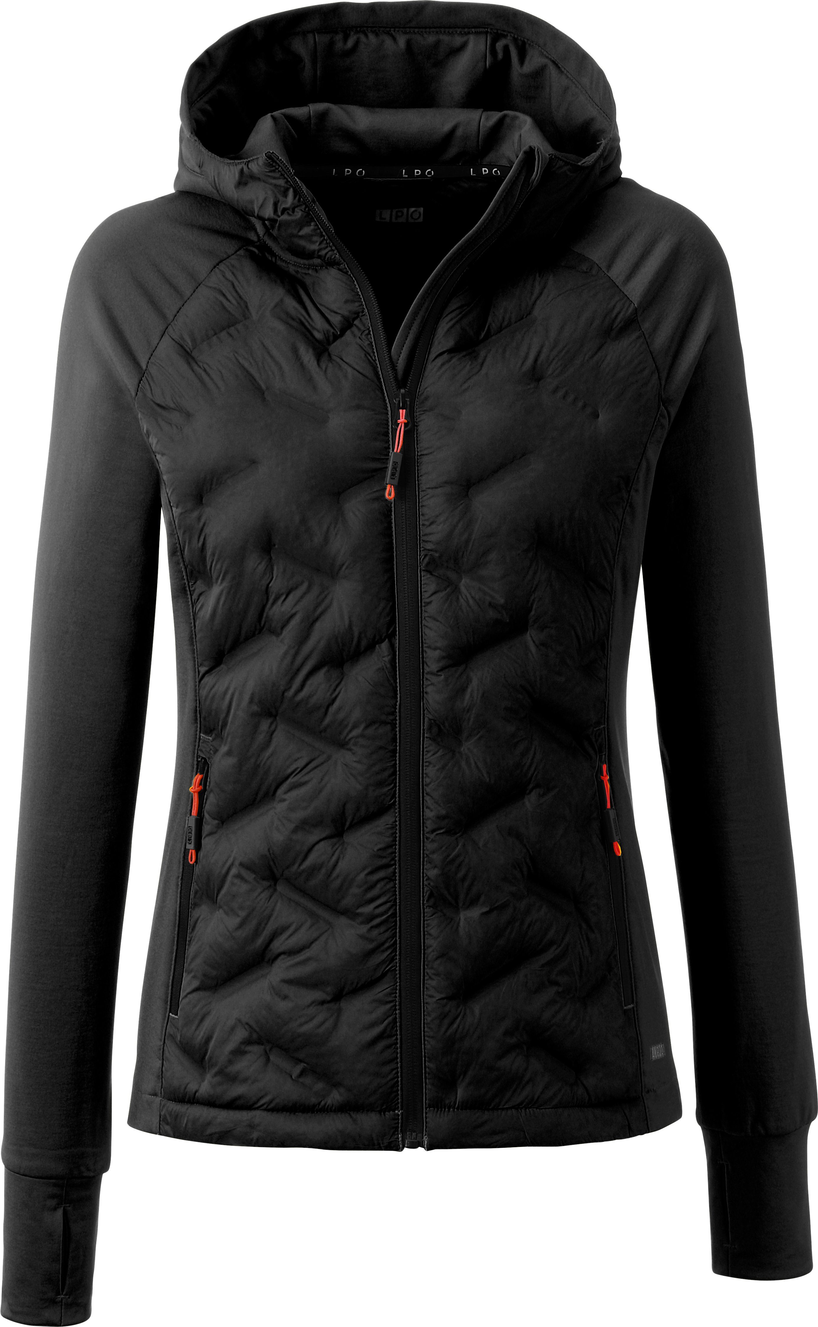DEPROC Active Steppjacke VIONA CS Women Hybridjacke, Funktionsjacke, Sportjacke mit Kapuze