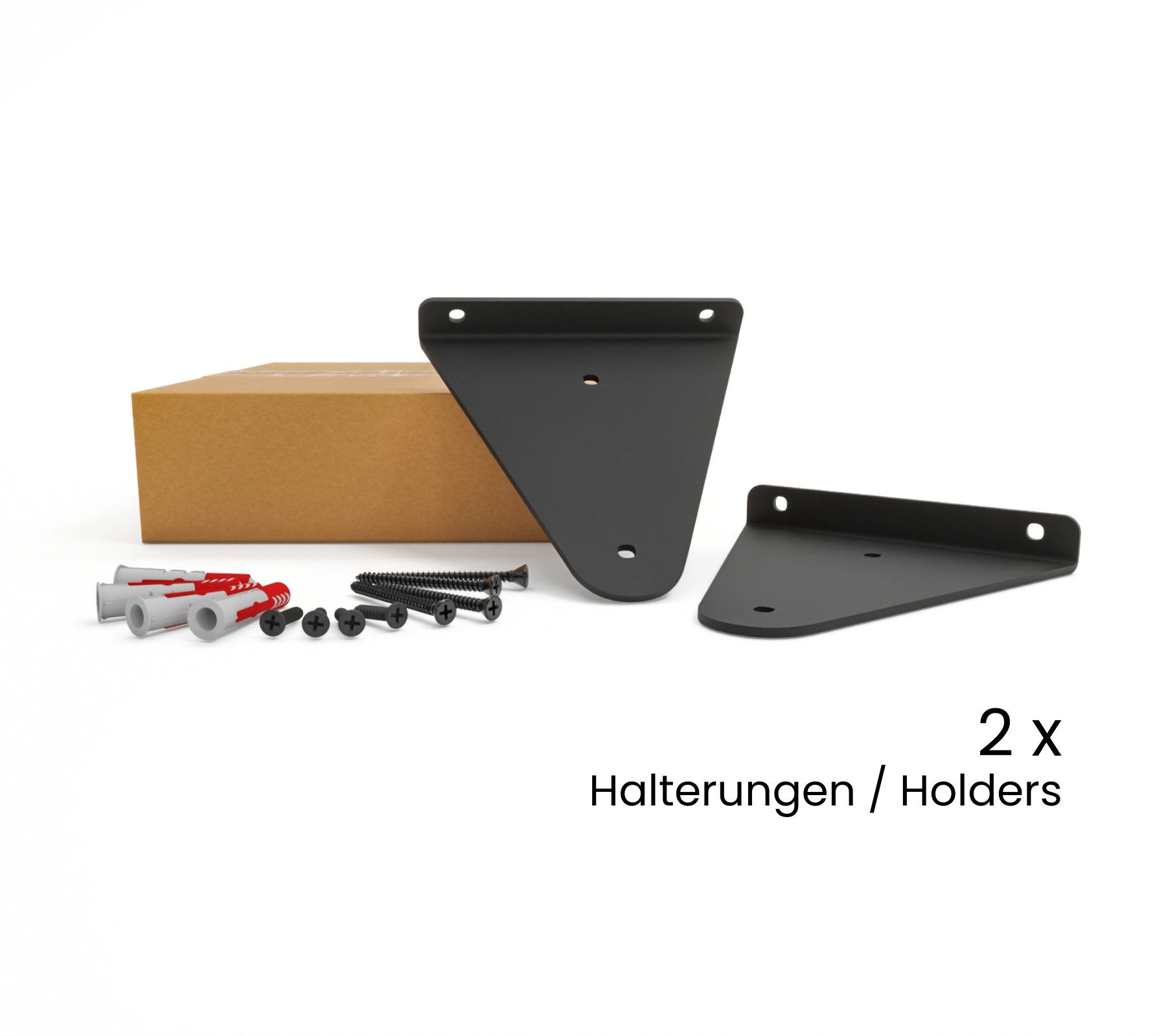 HEVVA Wandregalhalter 2x Regalhalter 8/13/17 cm, STOLBERG, Regalträger, Reg günstig online kaufen