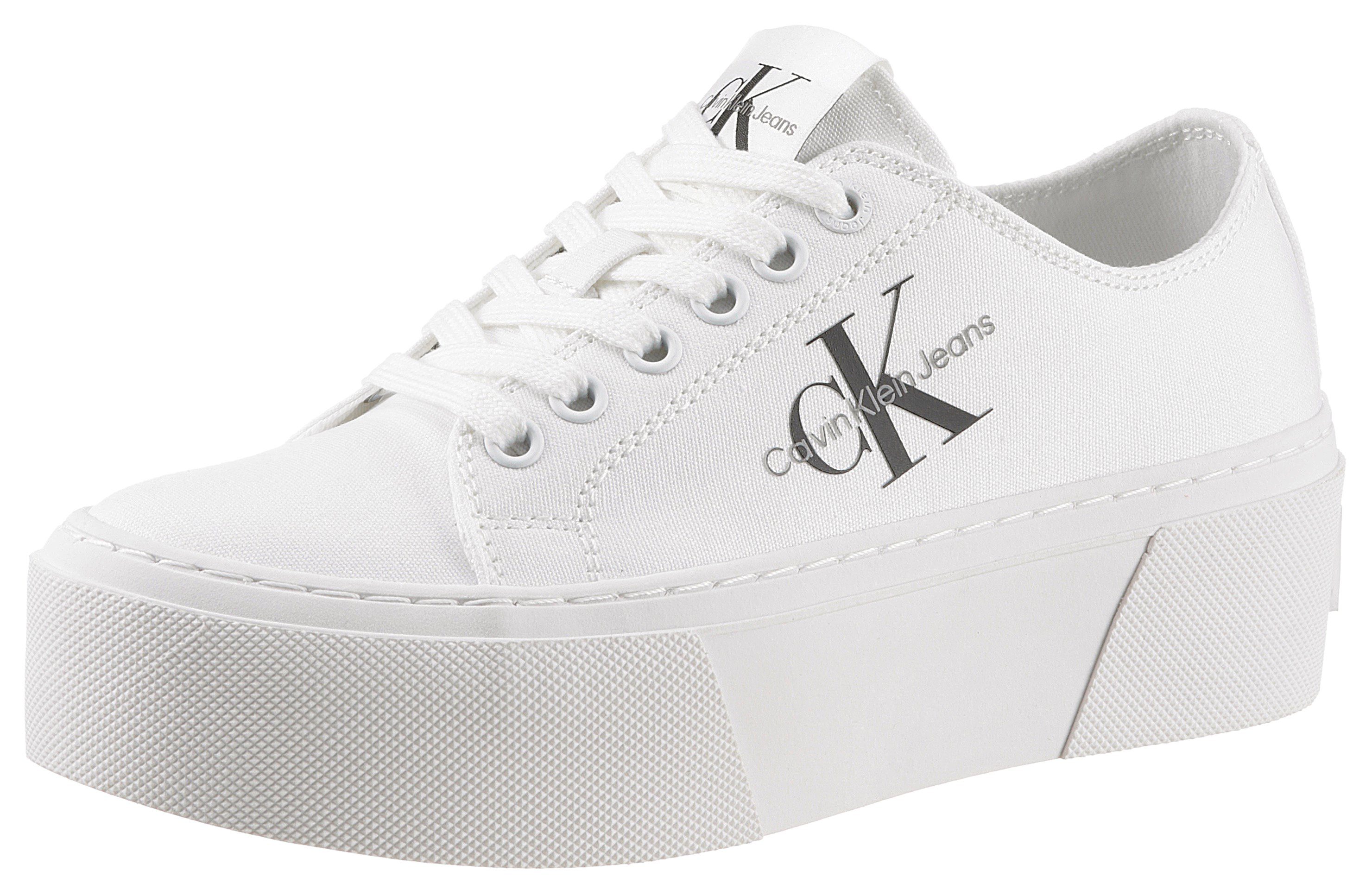 Calvin Klein Jeans JENNA 19T *I Plateausneaker mit Logo weiß