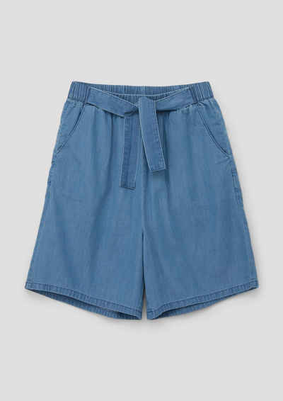 s.Oliver Bermudas Bermuda-Jeans Suri / Regular fit / High rise / Straight leg Waschung