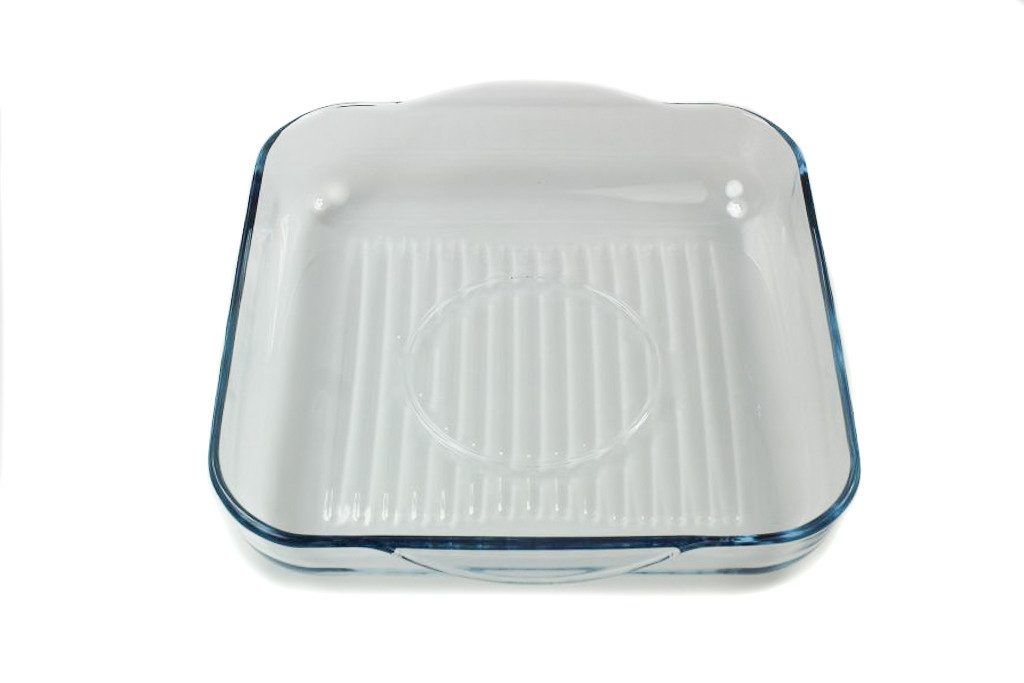 TUPPERWARE Bräter Premia Glas 3,25 L Auflaufform mit Rillen
