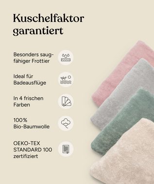 Ehrenkind Badeponcho Bio-Baumwoll Kinder 1-5 Jahre, Badeponcho Kinder, Kapuze, Standard 100 by OEKO-TEX,  Bio-Baumwolle, Badeponcho Baby, Baby Badetuch, Kapuzenhandtuch