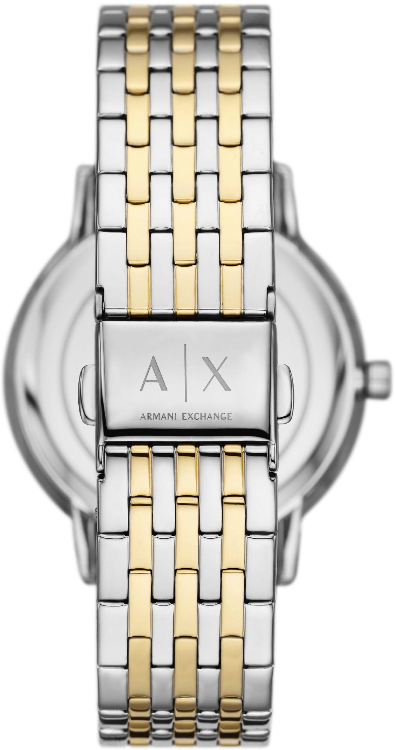 ARMANI EXCHANGE Quarzuhr AX7156SET, (Set, 2-tlg., mit Armband), Armbanduhr, Damenuhr, ideal auch als Geschenk, analog