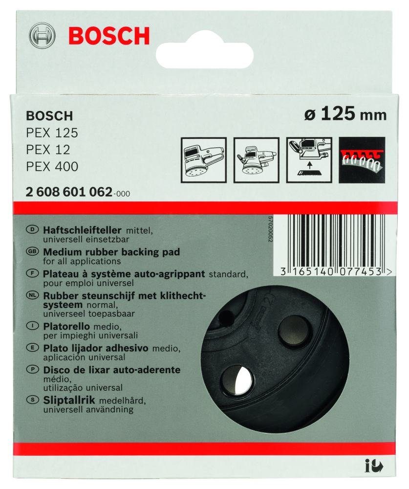 BOSCH Schleifteller Bosch Schleifteller mittel für PEX 12 Ø 125 mm