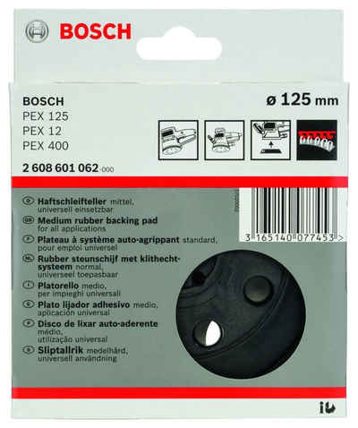 BOSCH Exzenterschleifer Bosch Schleifteller mittel für PEX 12 Ø 125 mm