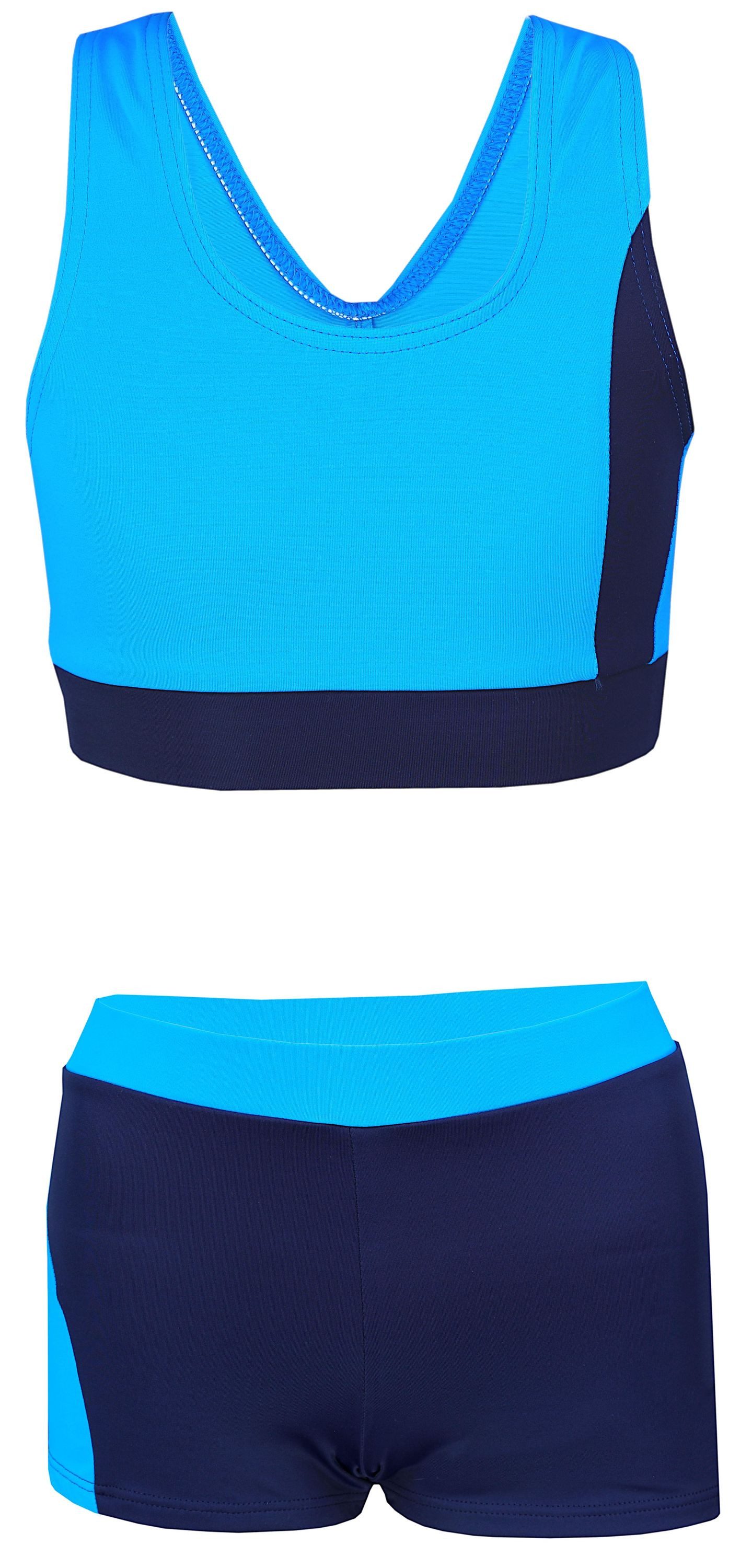 Aquarti Schwimmanzug Aquarti Mädchen Sport Bikini - Racerback Bustier & Badehose