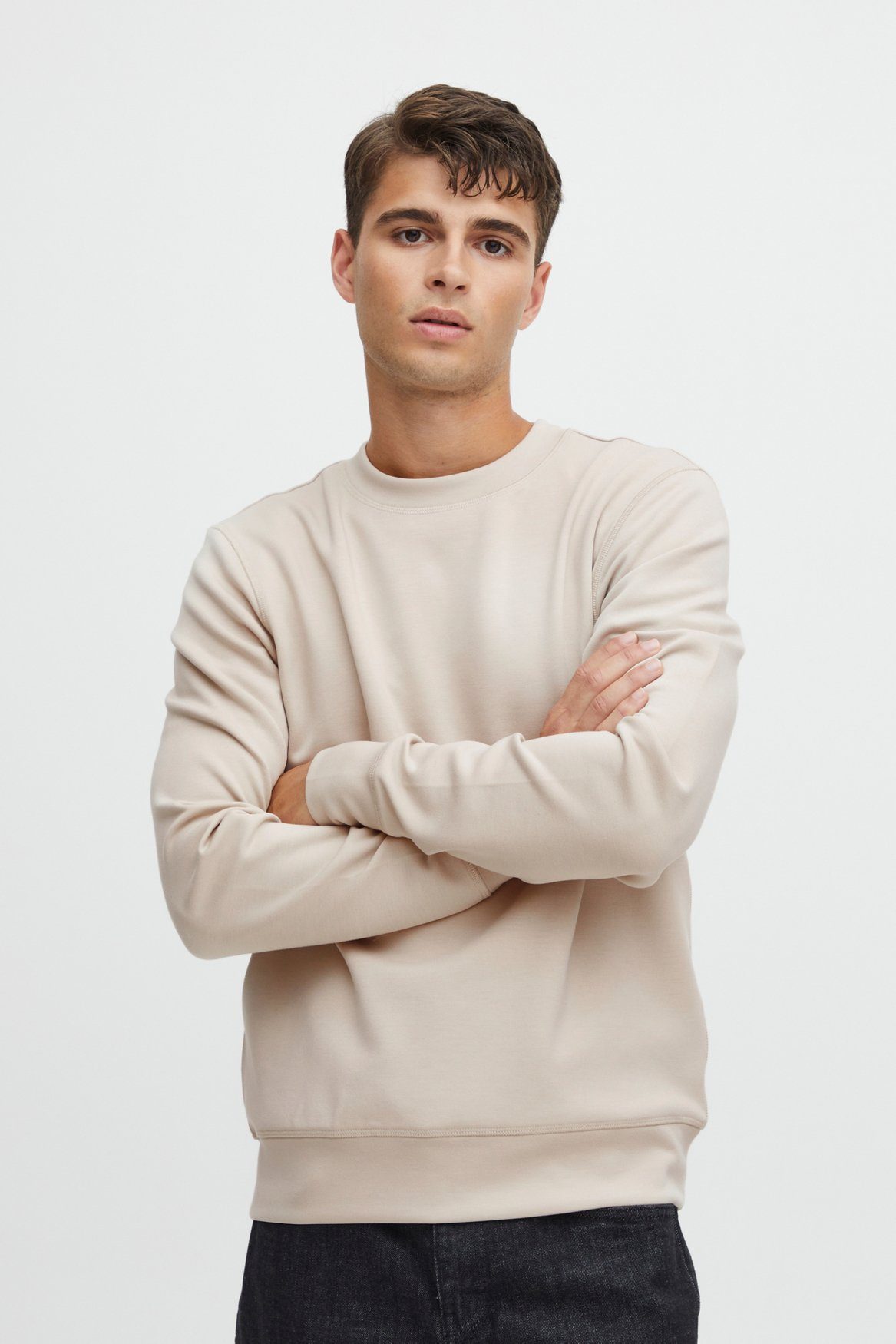 Sweatshirt Basic Langarm Rundhals CFSebastian