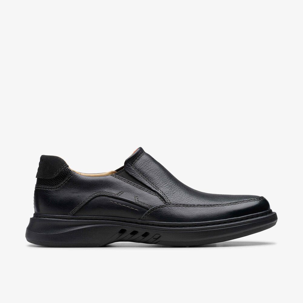 Clarks Clarks - Un Briley Step Black Leather - Schwarz Schnürschuh