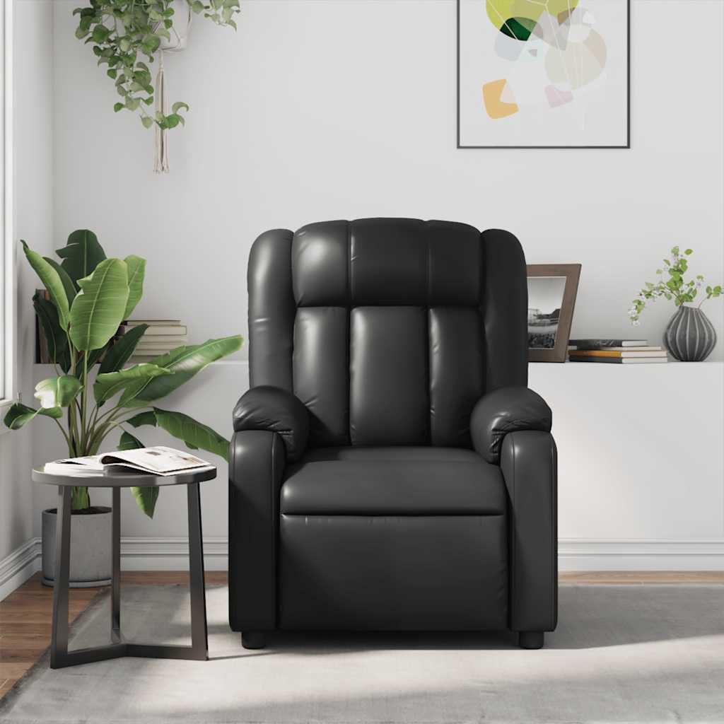 vidaXL Sessel Massagesessel Schwarz Kunstleder (1-St) günstig online kaufen