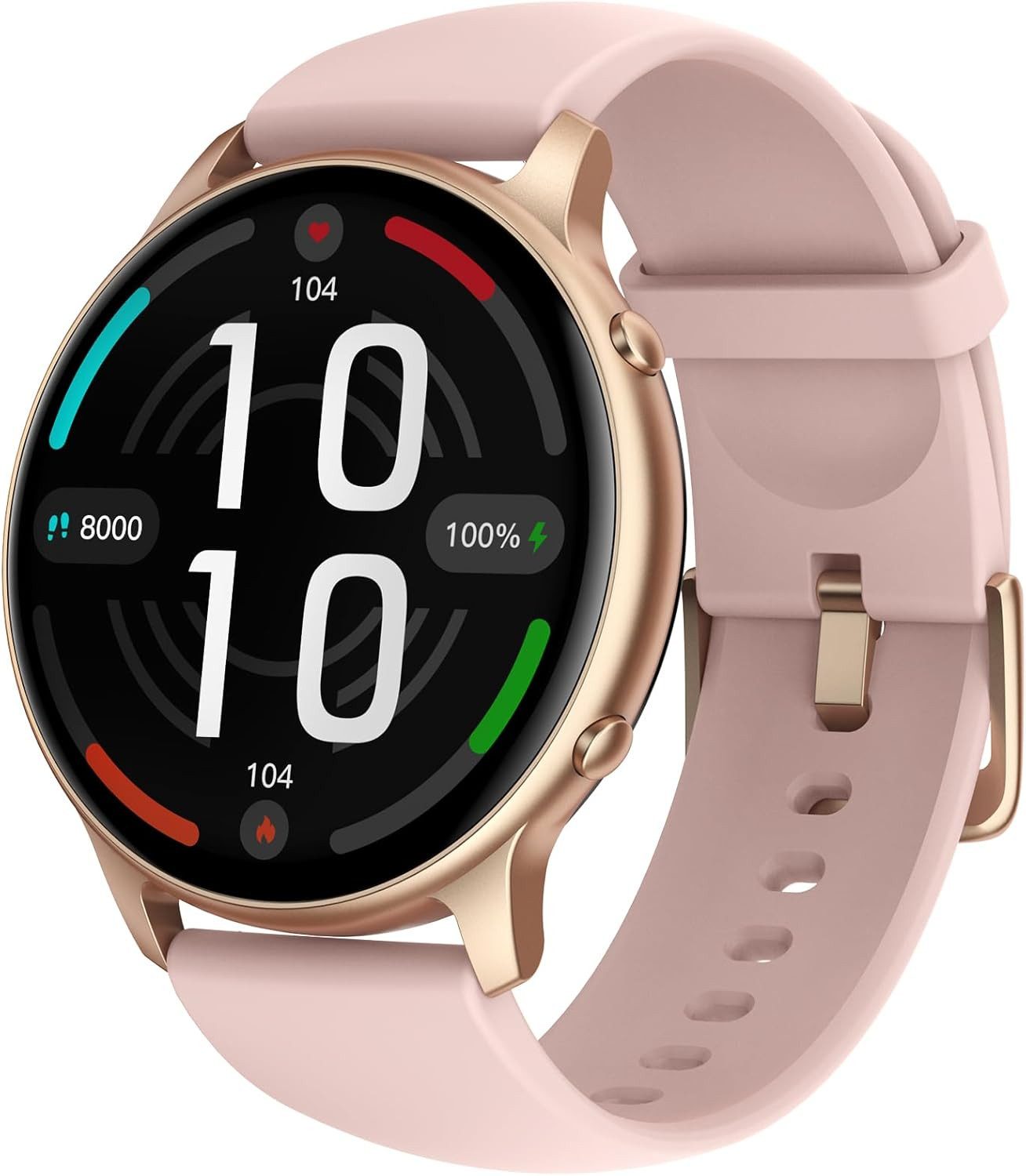 TUYOMA LW36 Smartwatch (3,3 cm, android ios), Elegante Damen Smartwatch mit Gesundheitsfunktionen und Sportmodi