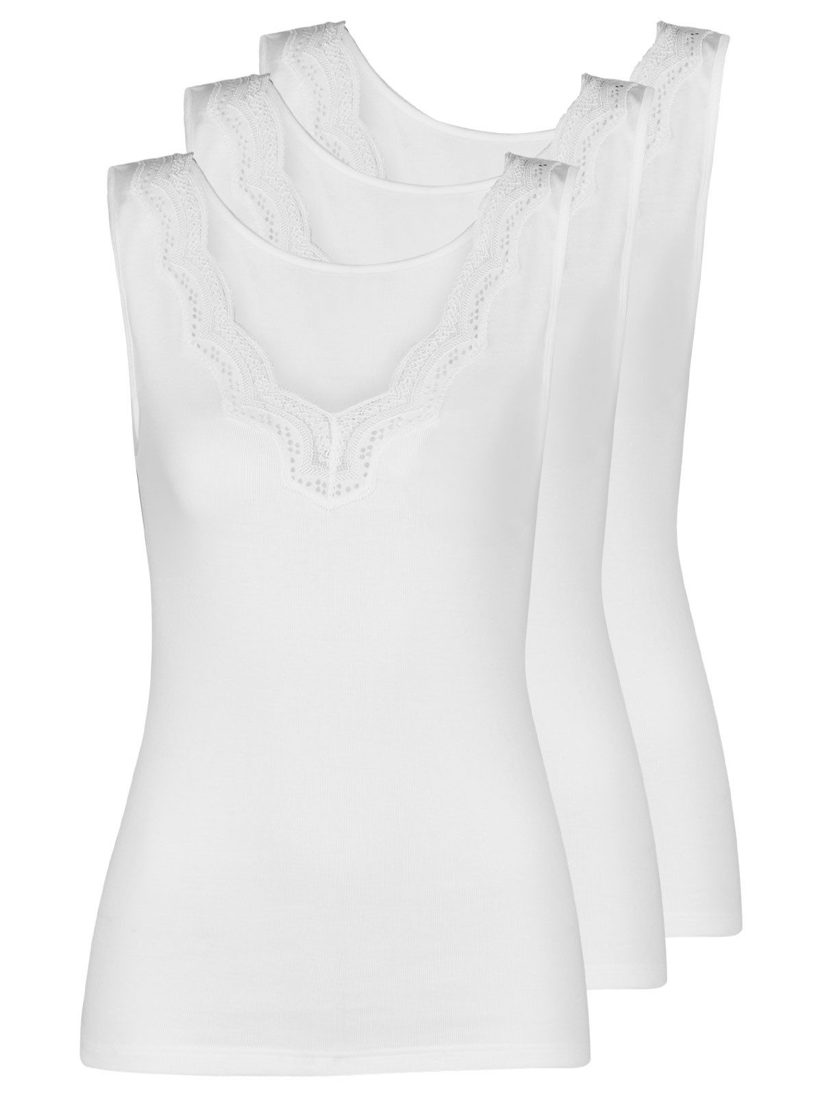 Achselhemd 3er Pack Damen Achselhemd Daily