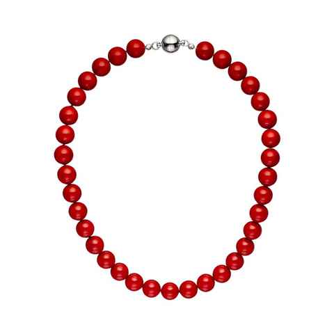 JOBO Perlenkette, mit Muschelkern-Perlen 45 cm