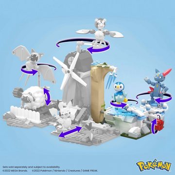 MEGA Spielbausteine MEGA Pokémon, Plinfa & Sniebels Schneetag, (183 St)