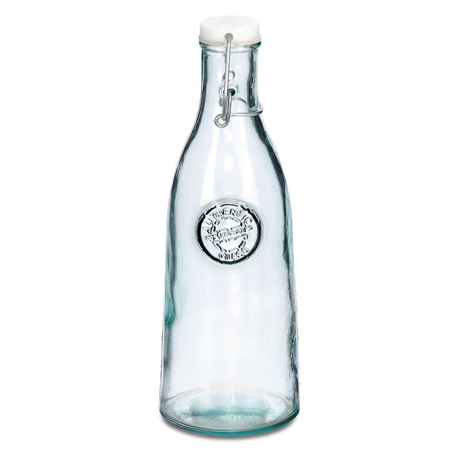 Neuetischkultur Vorratsglas Glasflasche mit Bügelverschluss Recycled 990 ml, Glas, (Stück, 1-tlg), zum Befüllen
