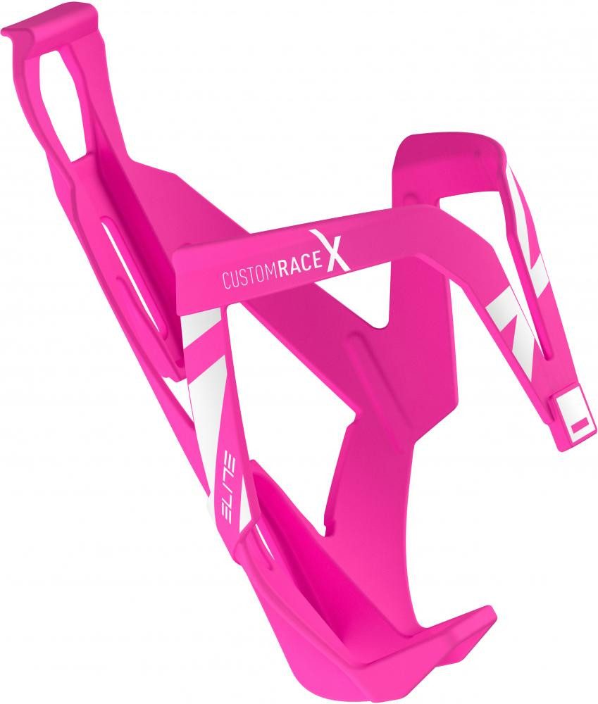 Elite Fahrrad-Flaschenhalter ELITE Flaschenhalter Custom Race X Pink Fluo Pink - leichter Halter mi