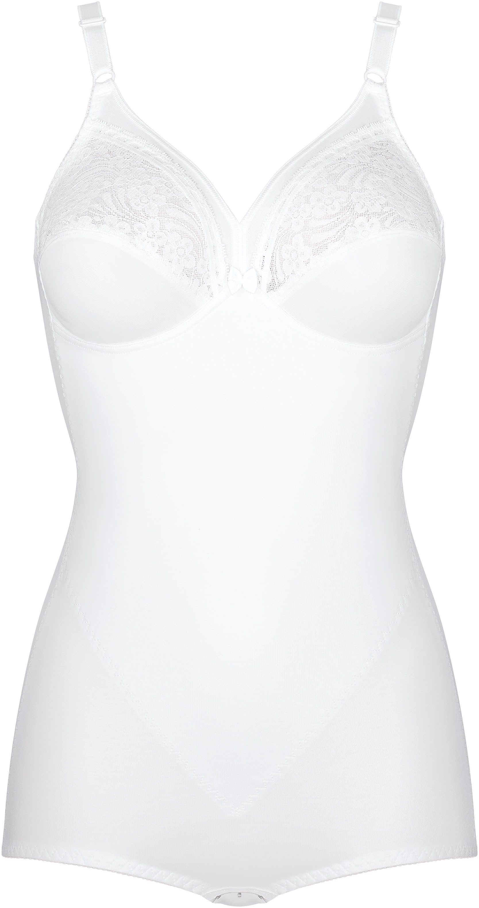 Triumph Miederbody Formfit BS X florale Spitze, runder Rückenausschnitt, tiefer V-Ausschnitt